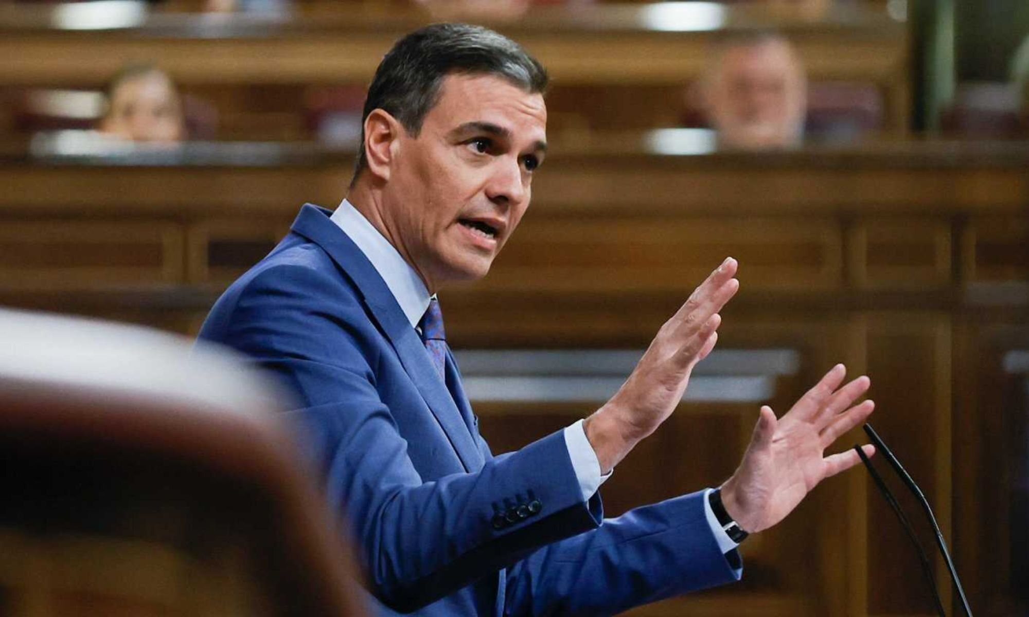 Pedro Sánchez en el debate sobre el estado de la nación