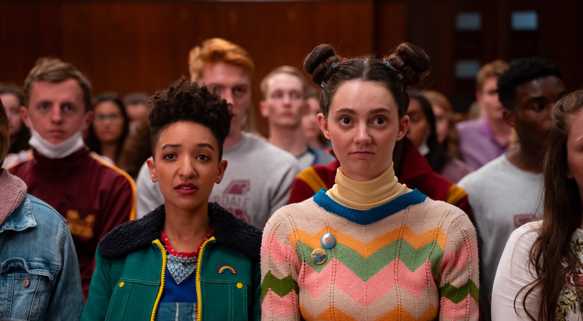 Patricia Allison y Tanya Reynolds en 'Sex Education'