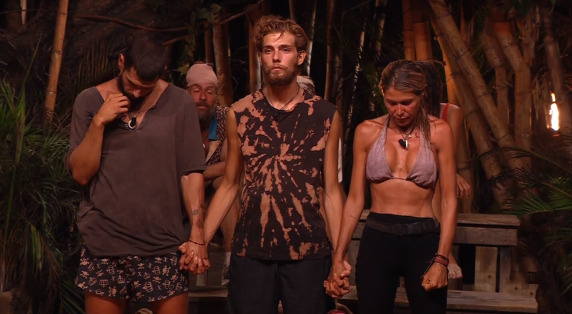 Alejandro Nieto, Ignacio de Borbón y Ana Luque en la gala trece de 'Supervivientes 2022'