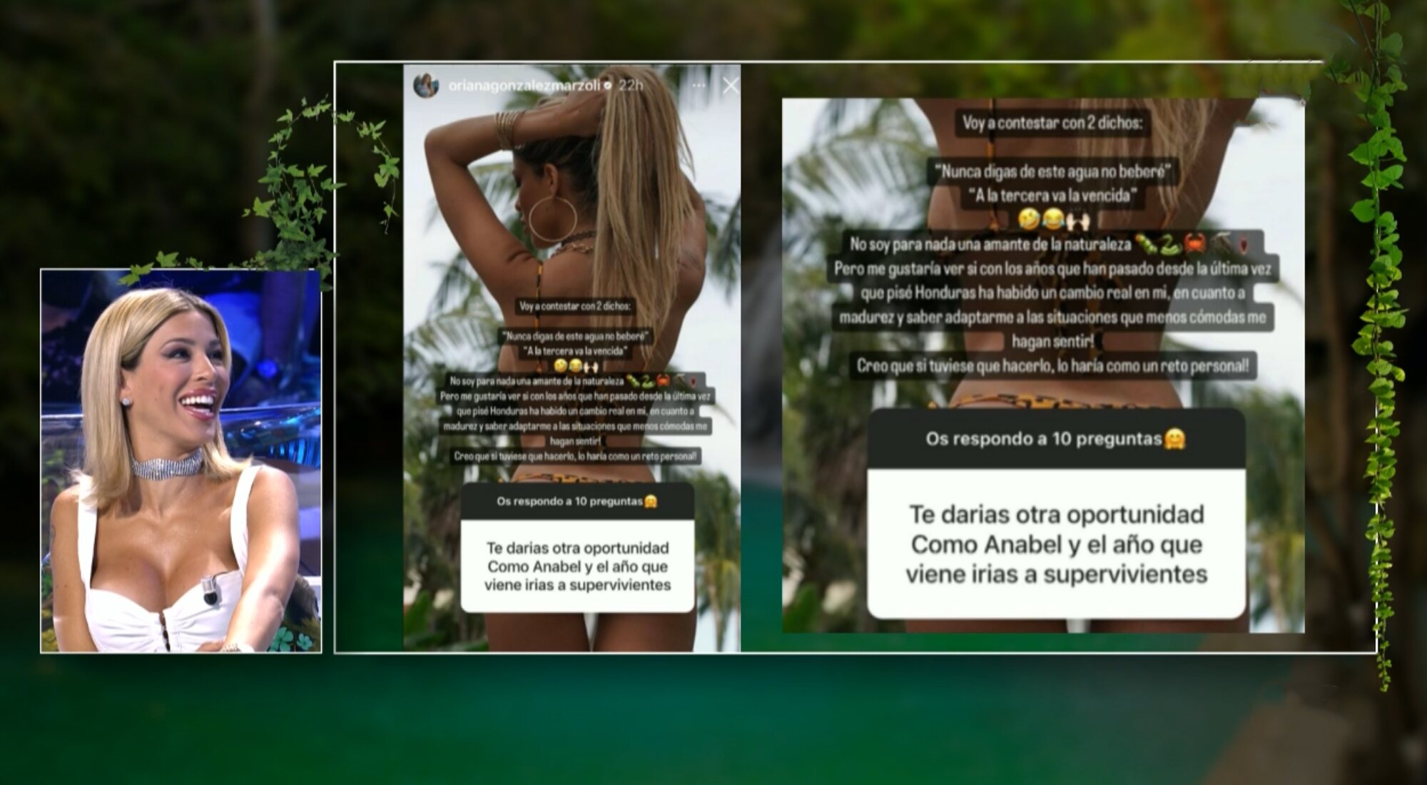 'Supervivientes' muestra la publicación de Oriana Marzoli sobre su posible vuelta al reality