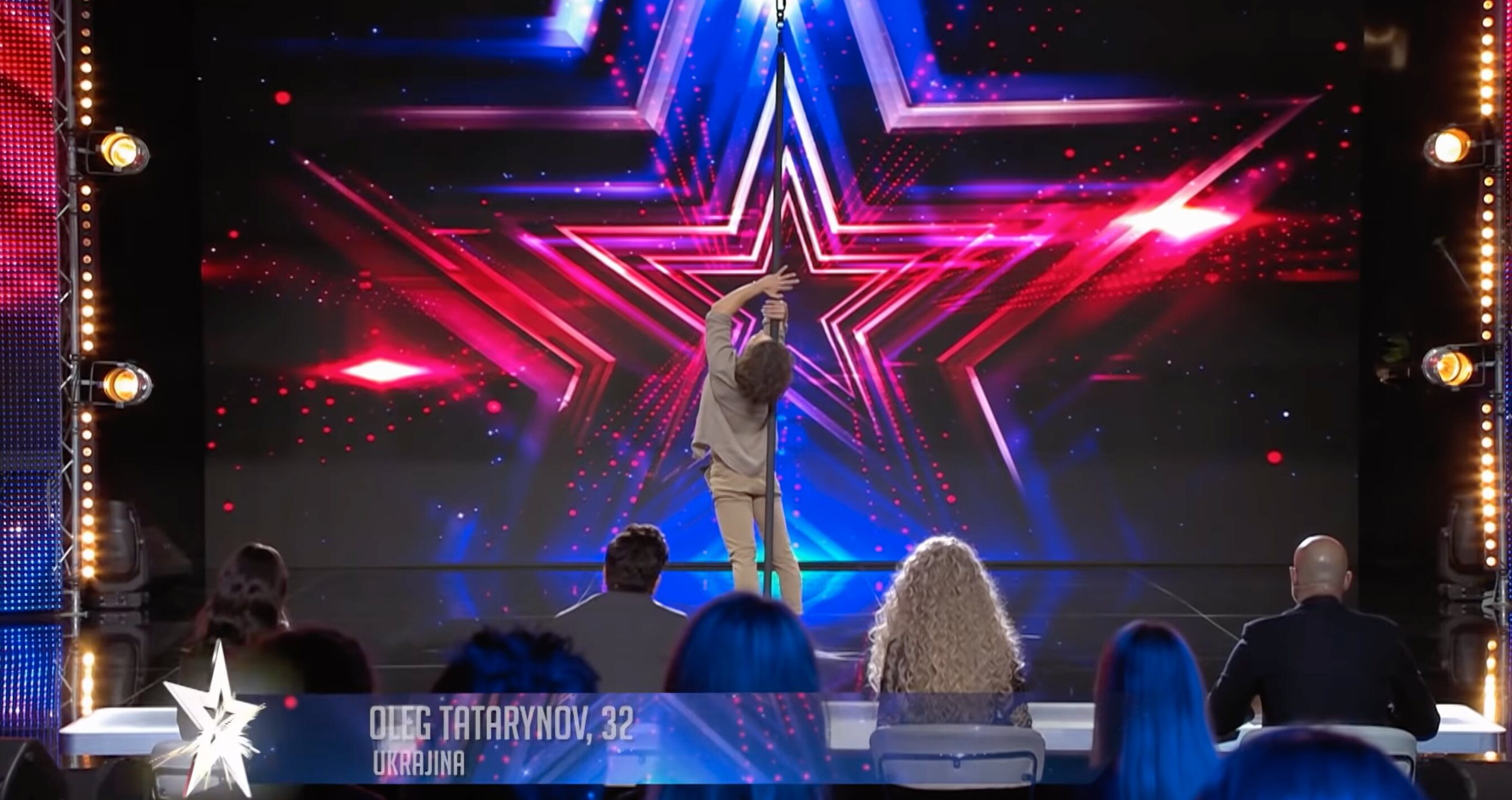 Oleg Tatarynov durante su audición en la versión croata de 'Got Talent'