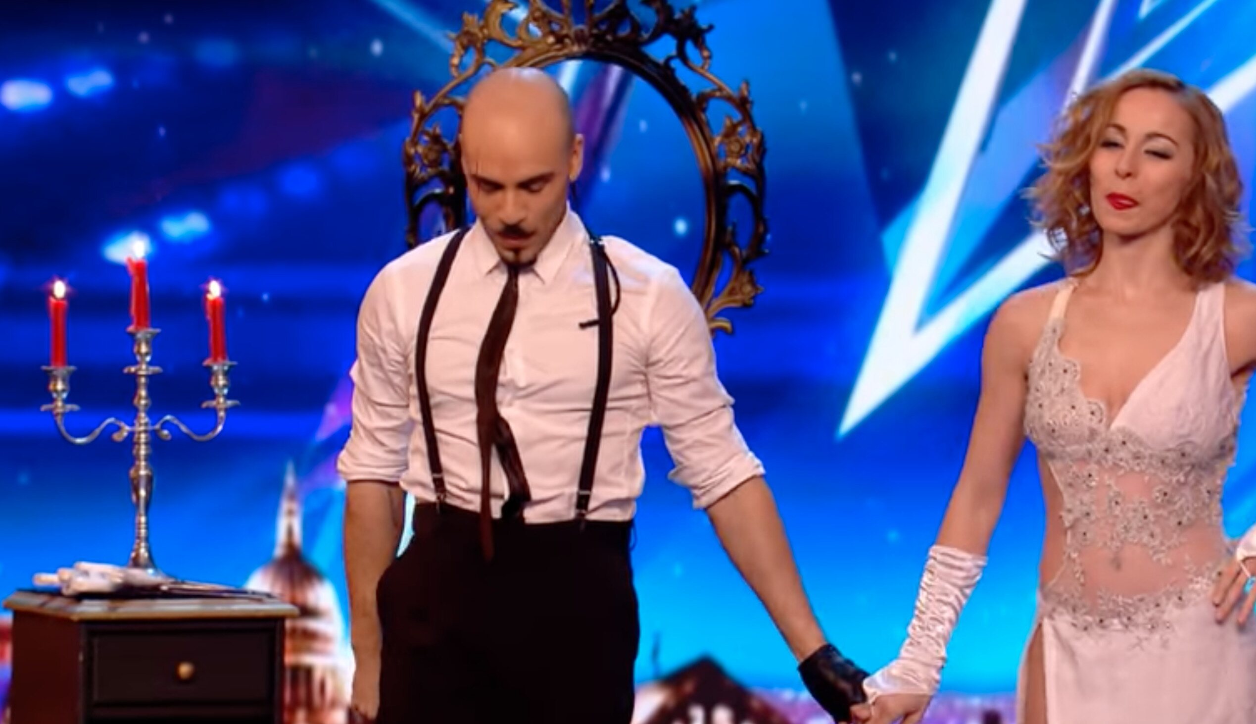 Tyrone y Mina en 'Britain's Got Talent'