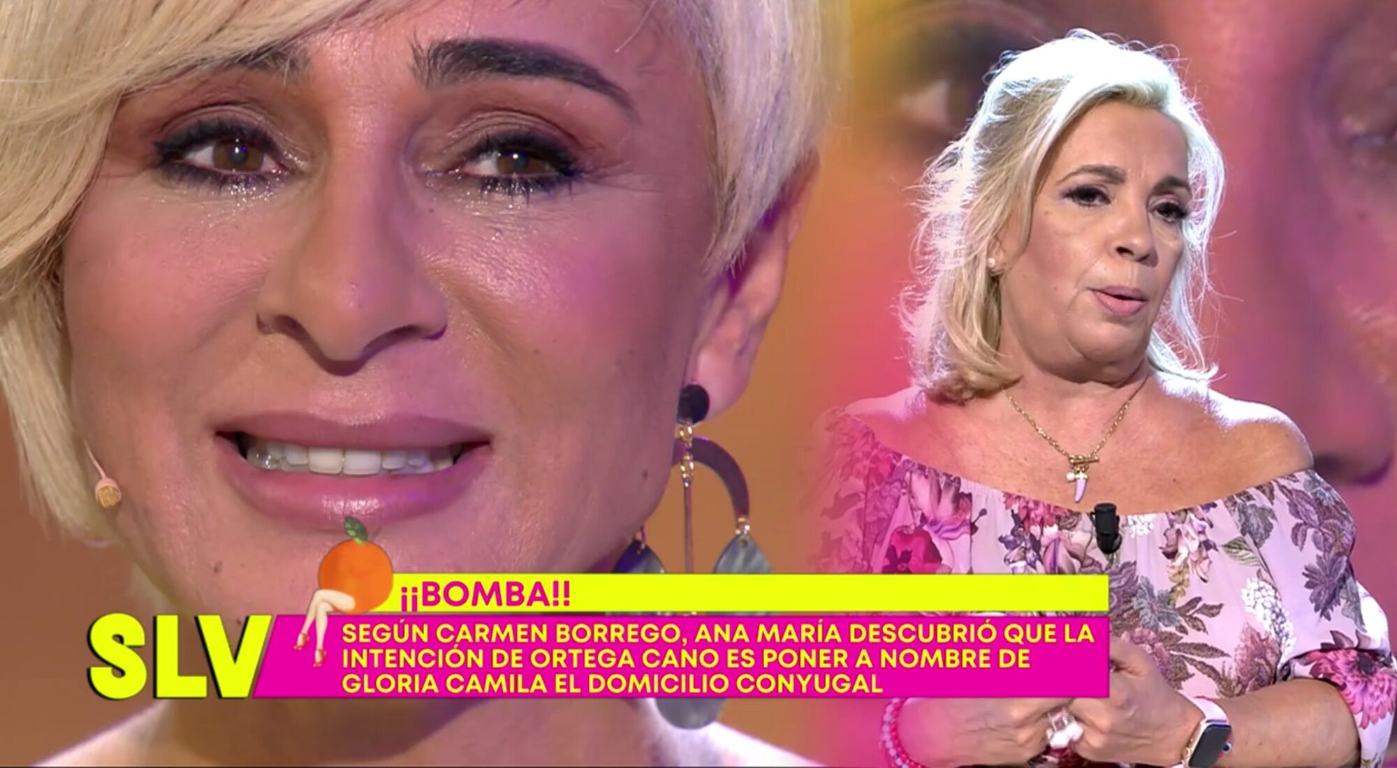 Carmen Borrego da la exclusiva del cambio de escritura en &#39;Sálvame&#39;