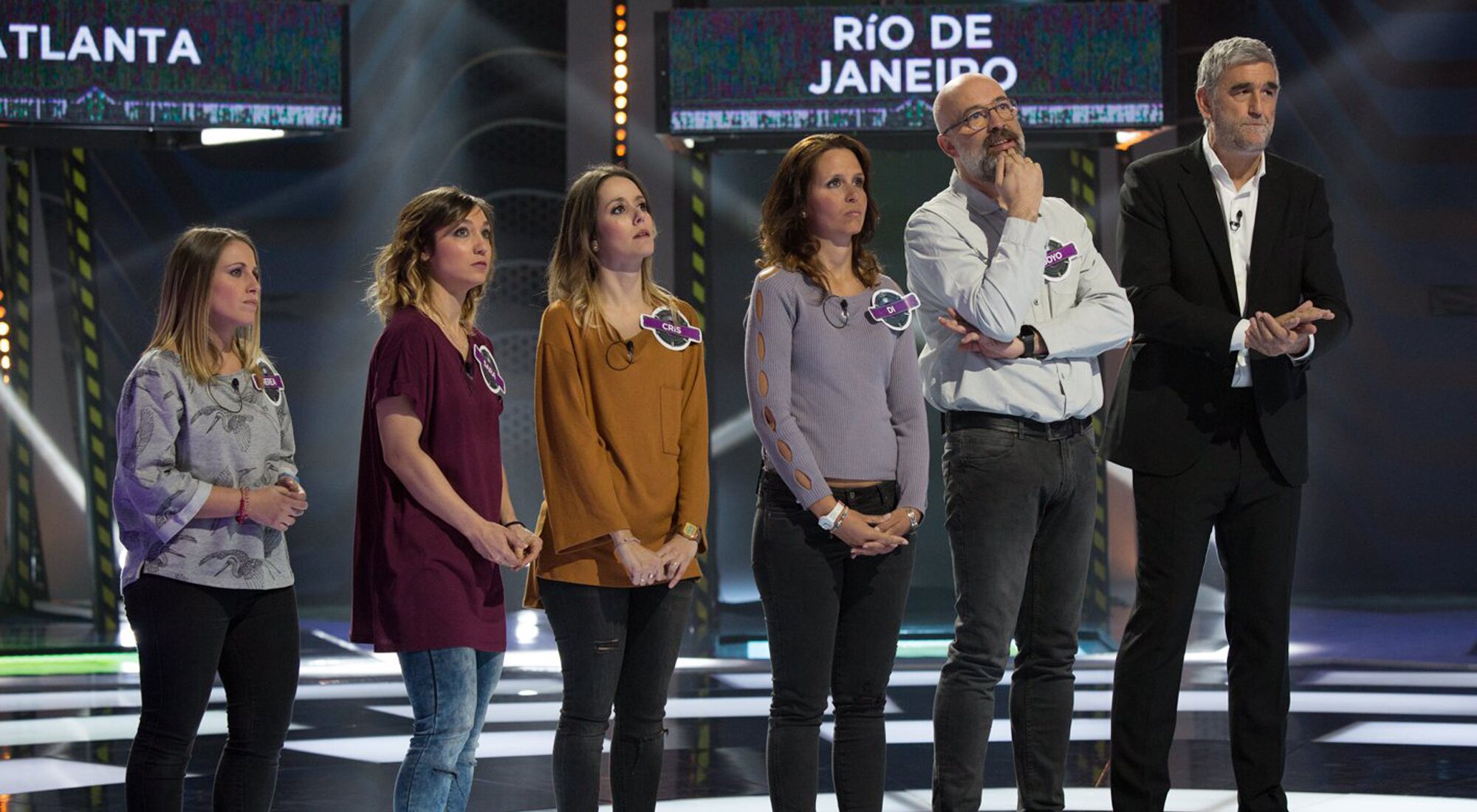 Juanma López iturriaga junto al equipo de Goyo Jiménez en 'Crush: la pasta te aplasta'