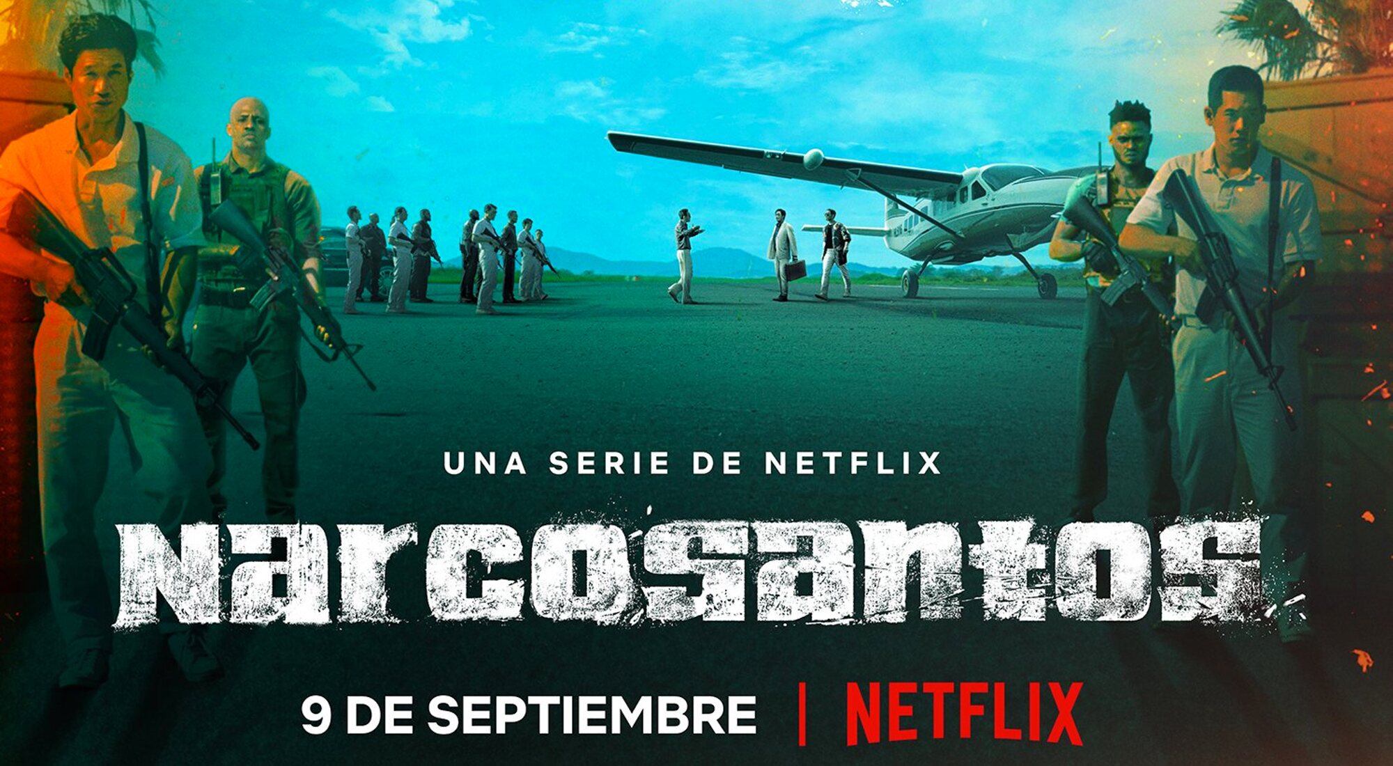 Poster oficial de 'Narcosantos'