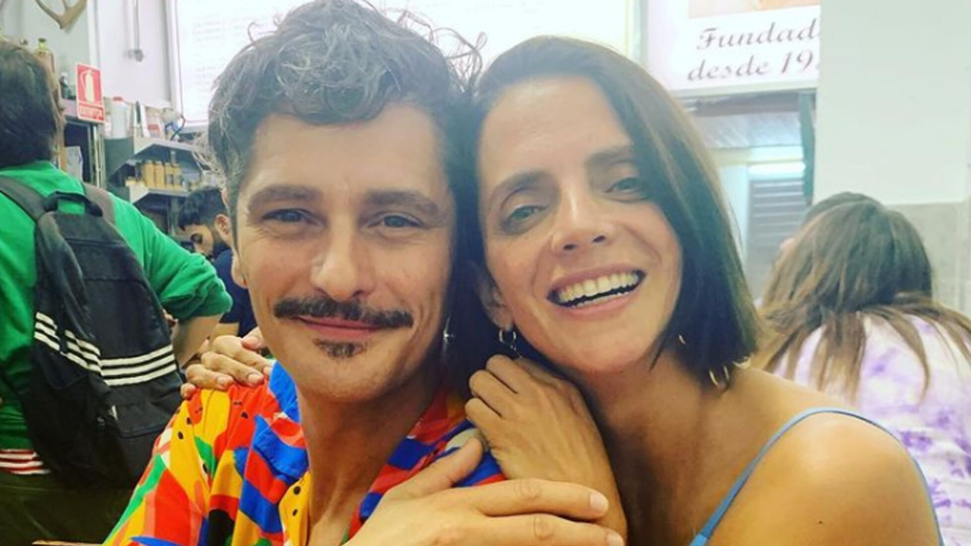 Macarena Gómez y Antonio Pagudo en el Instagram de ella