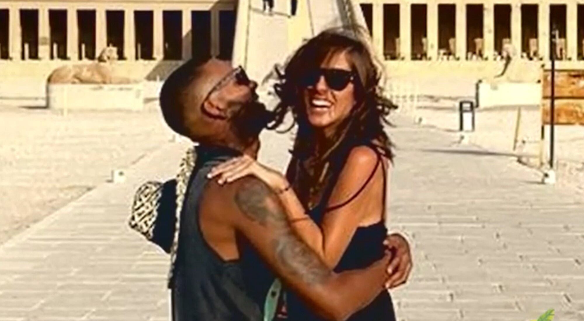 Anabel Pantoja y Yulen Pereira en Egipto