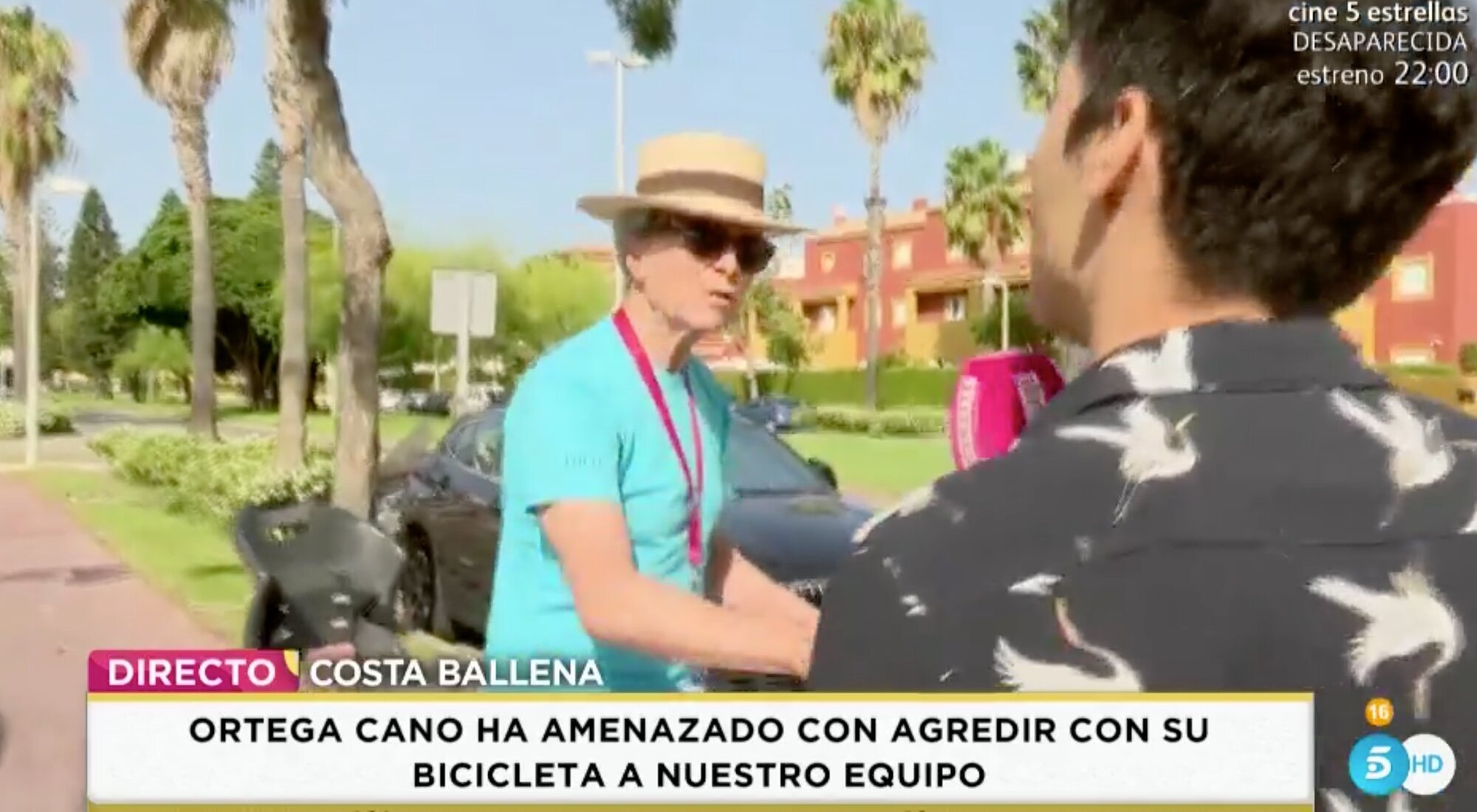 José Ortega Cano se enfrenta a un reportero de &#39;Socialité&#39;