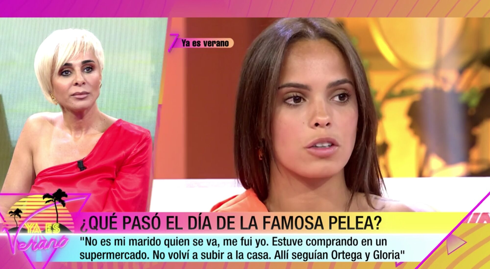 Ana María Aldón escucha a Gloria Camila en &#39;Ya es verano&#39;