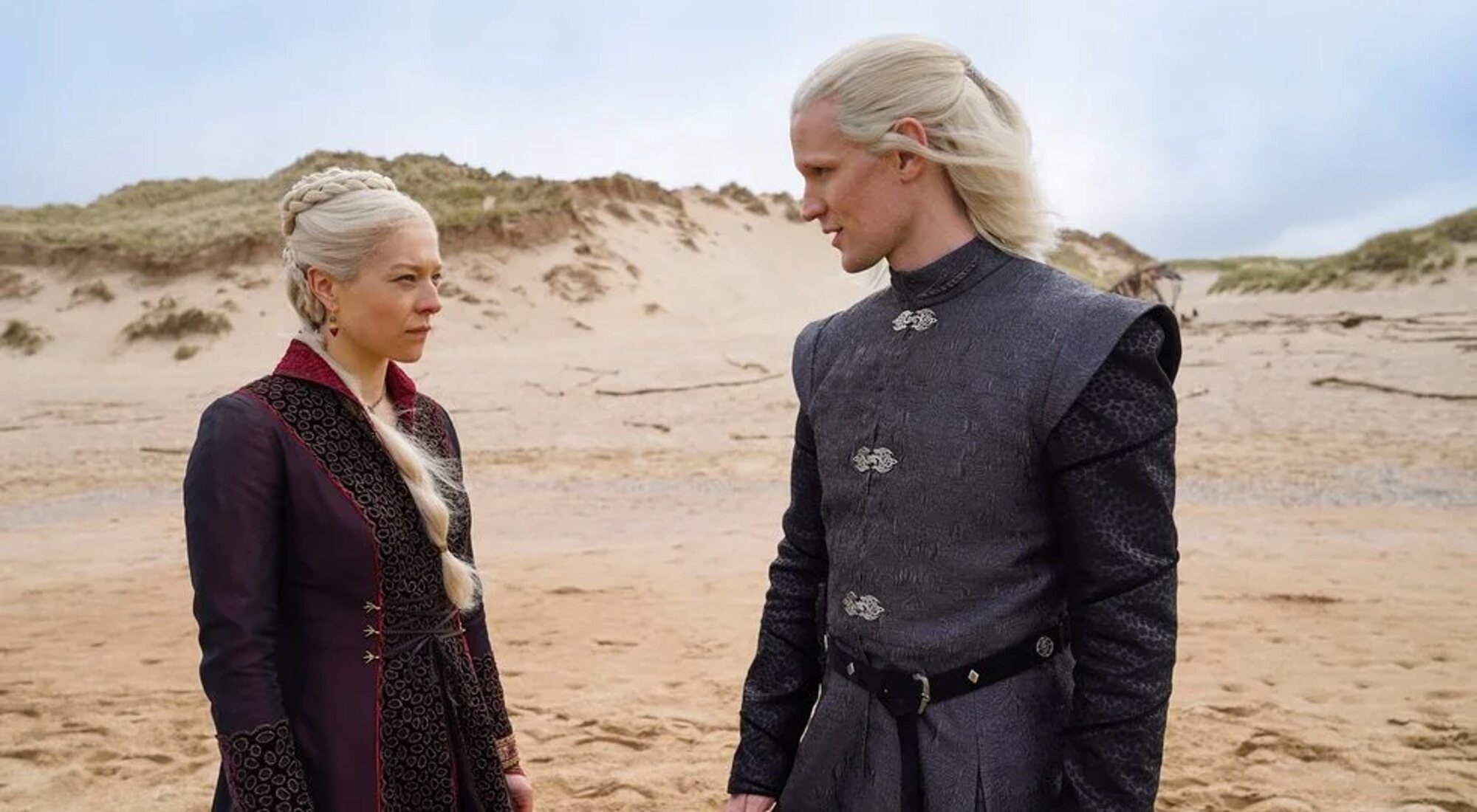 Rhaenyra y Daemon Targaryen en 'La Casa del Dragón'