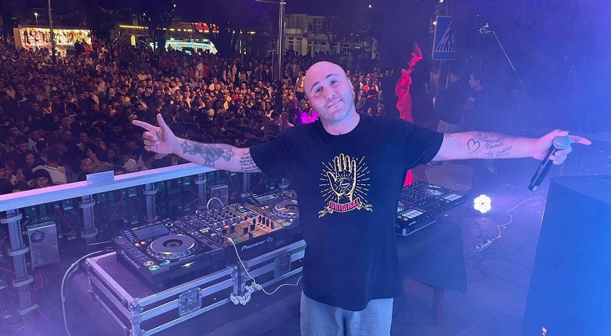 Kiko Rivera en una de sus actuaciones, en una foto subida a su Instagram