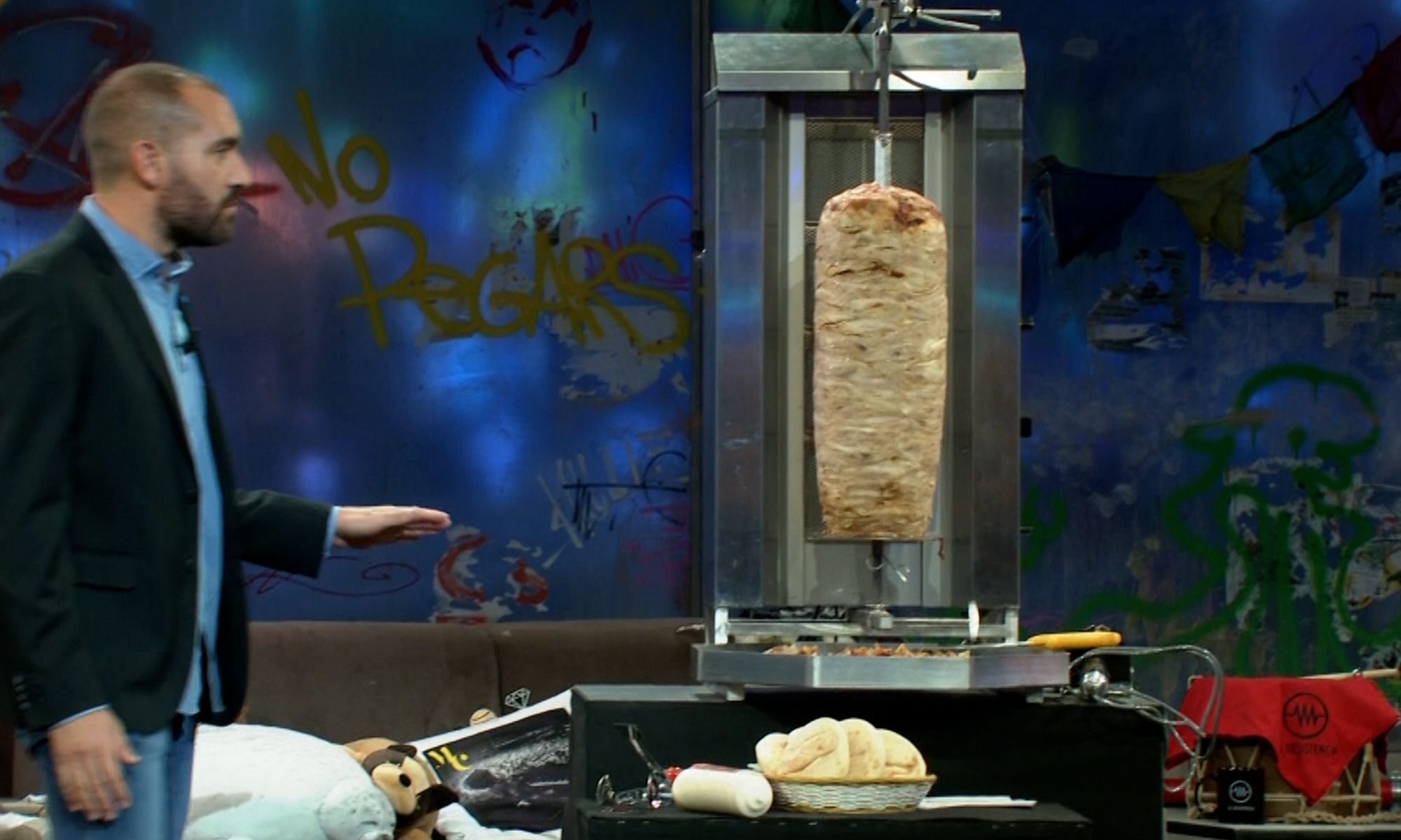 Máquina de kebab en 'La resistencia'