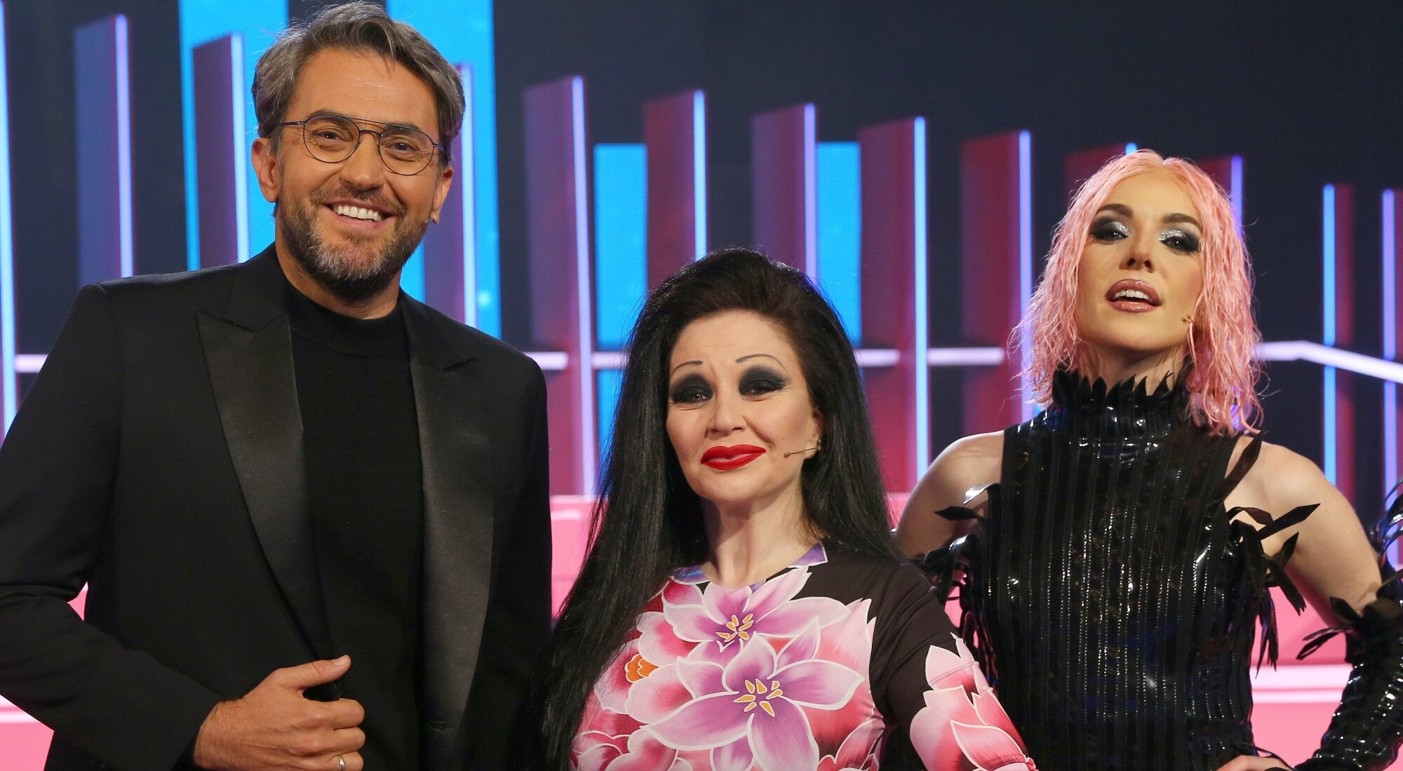 Máximo Huerta, Alaska e Inés Hernand, presentadores del Benidorm Fest 2022