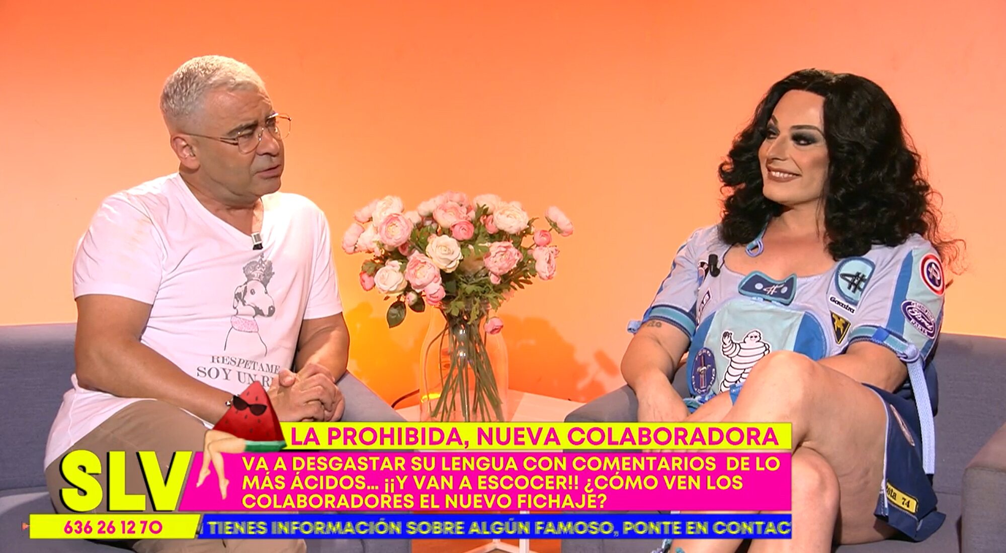 Jorge Javier charla con La Prohibida, el nuevo fichaje de 'Sálvame'