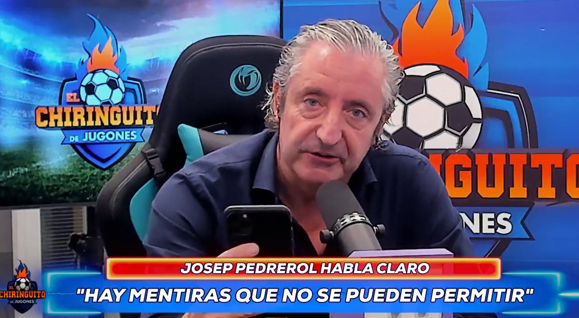 Josep Pedrerol se defiende de las acusaciones contra 'El Chiringuito'