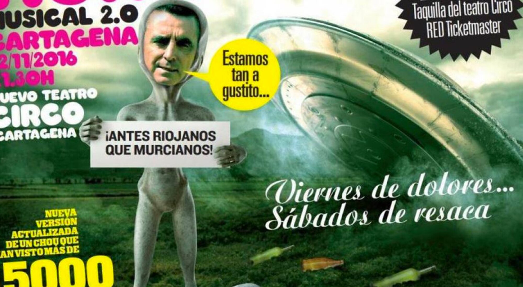 Cartel de la revista Mongolia