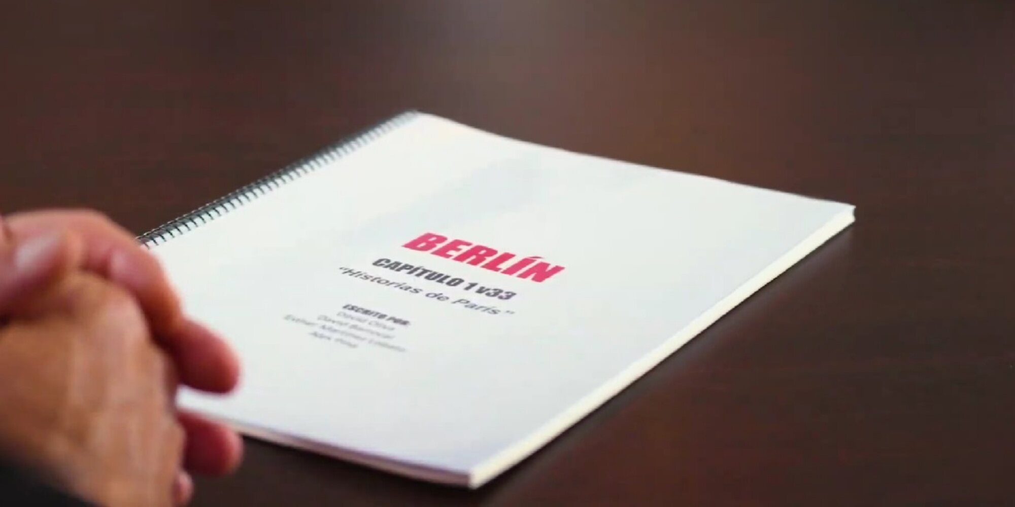 El guión de &quot;Historias de París&quot;, el primer episodio de &#39;Berlín&#39;