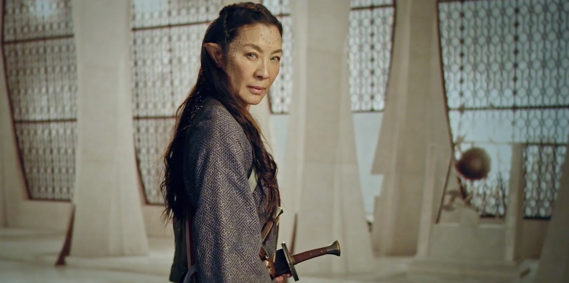 Michelle Yeoh como la alfa guerrera Scian en 'The Witcher: El origen de la sangre'