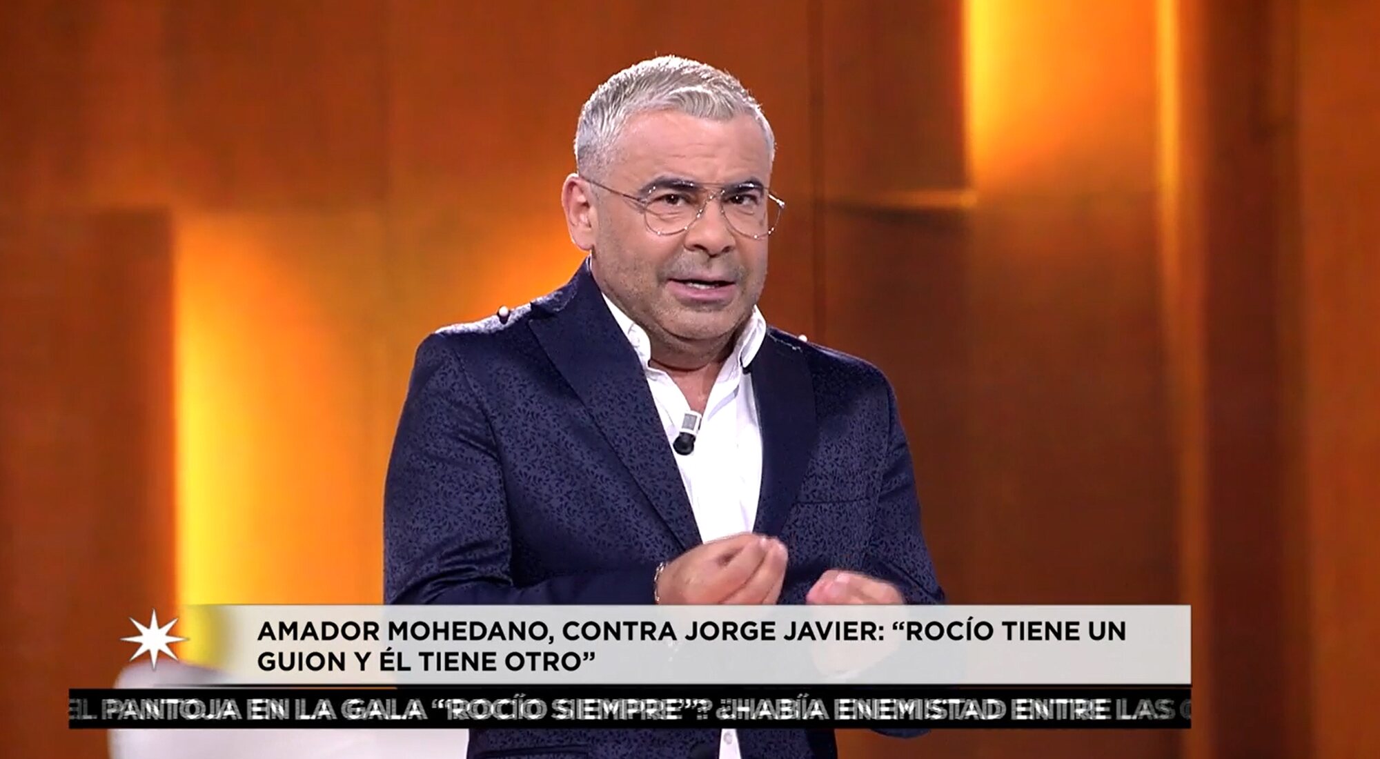 Jorge Javier responde a las críticas de Amador Mohedano en el debate de 'En el nombre de Rocío'