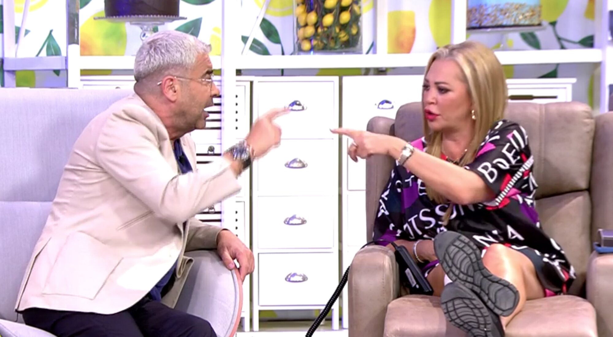 Jorge Javier Vázquez y Belén Esteban en &#39;Sálvame&#39;