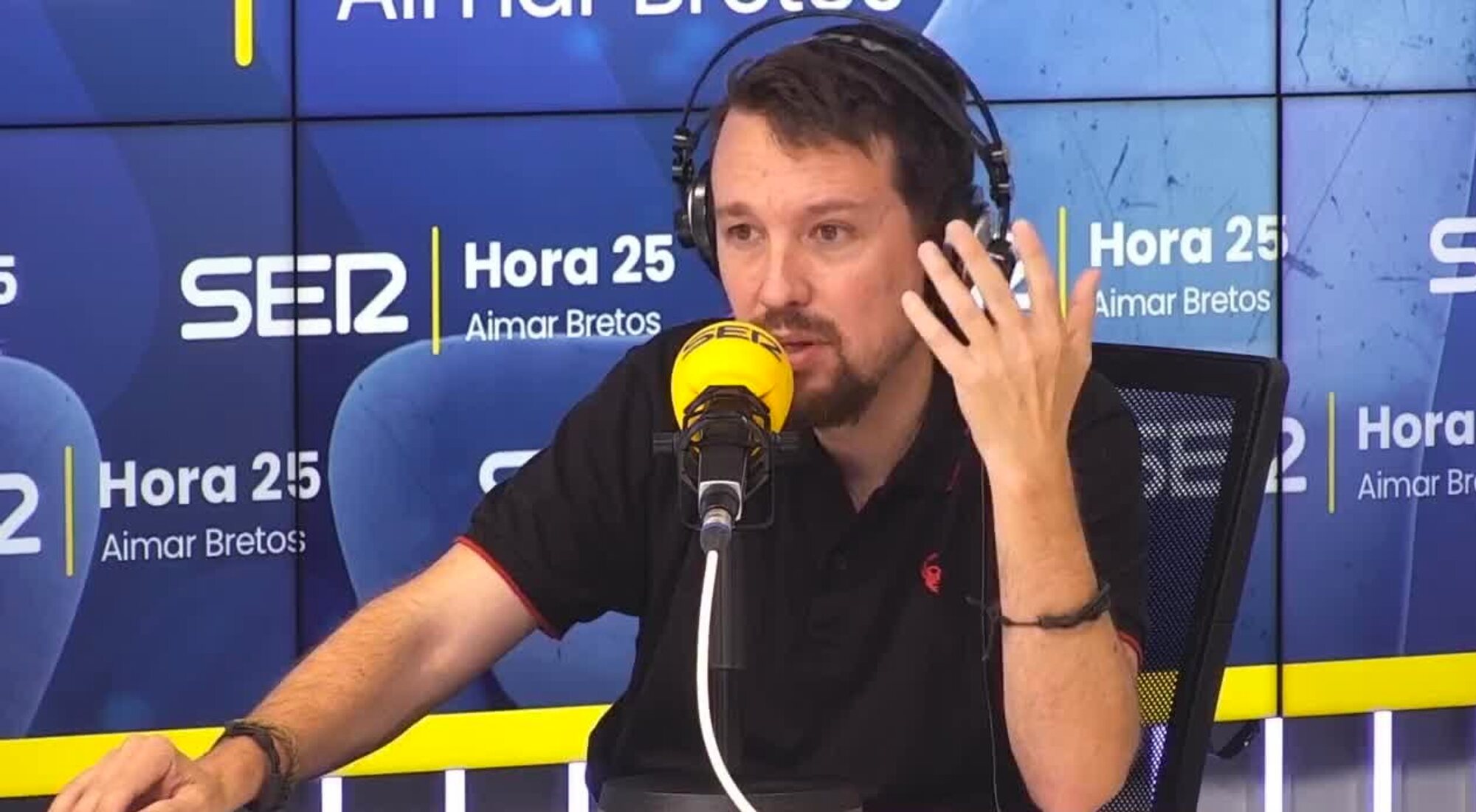 Pablo Iglesias en "Hora 25"