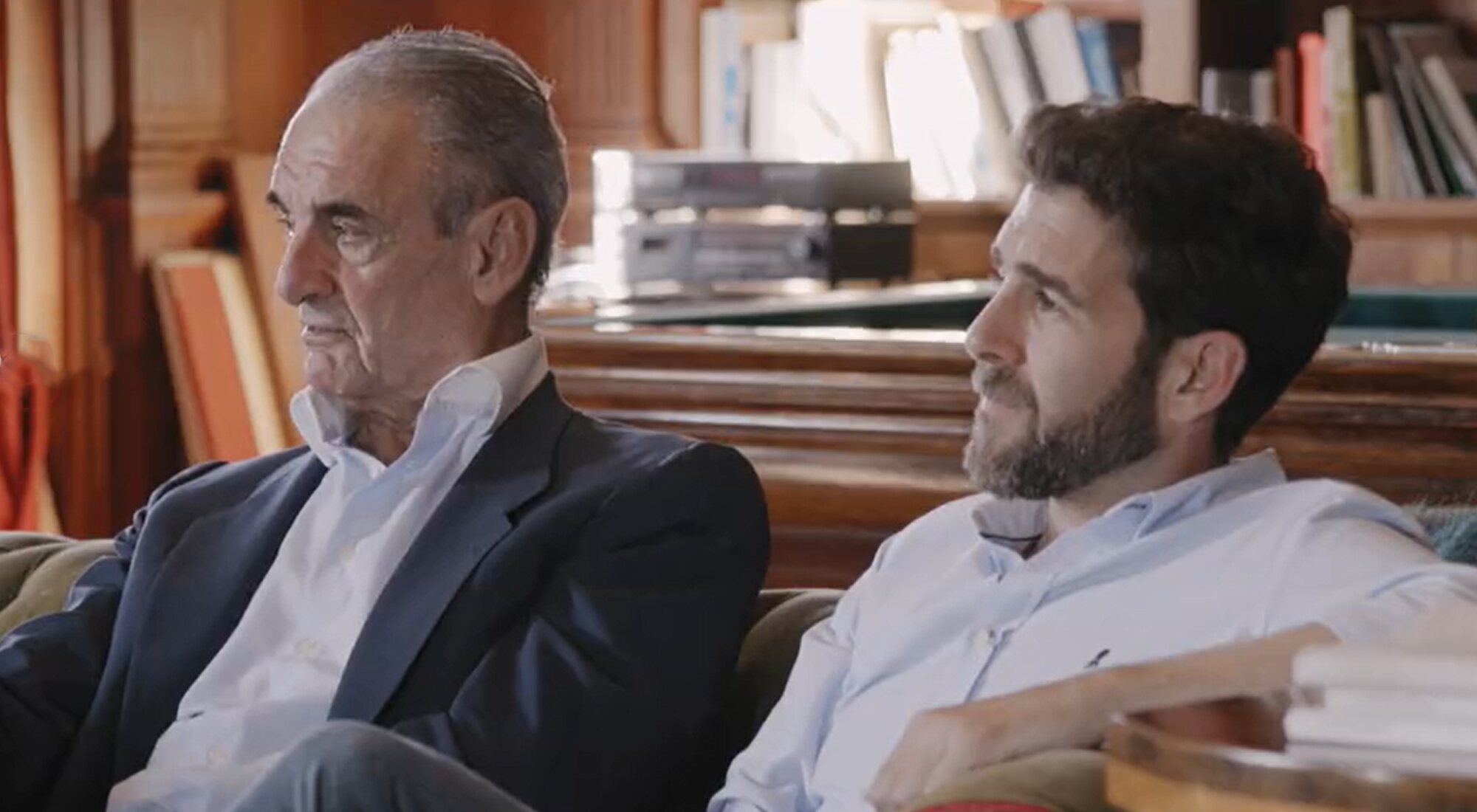 Mario Conde junto a Gonzo en la promoción del estreno de la nueva temporada de 'Salvados'