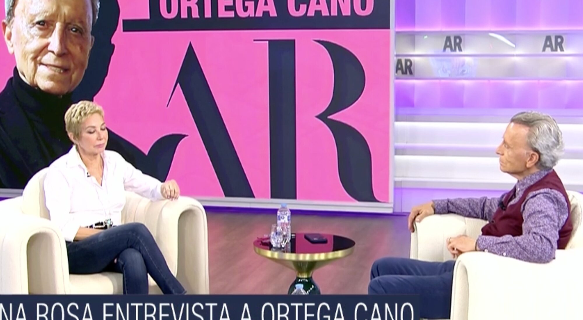 Ana Rosa Quintana y José Ortega Cano en 'El programa de Ana Rosa'