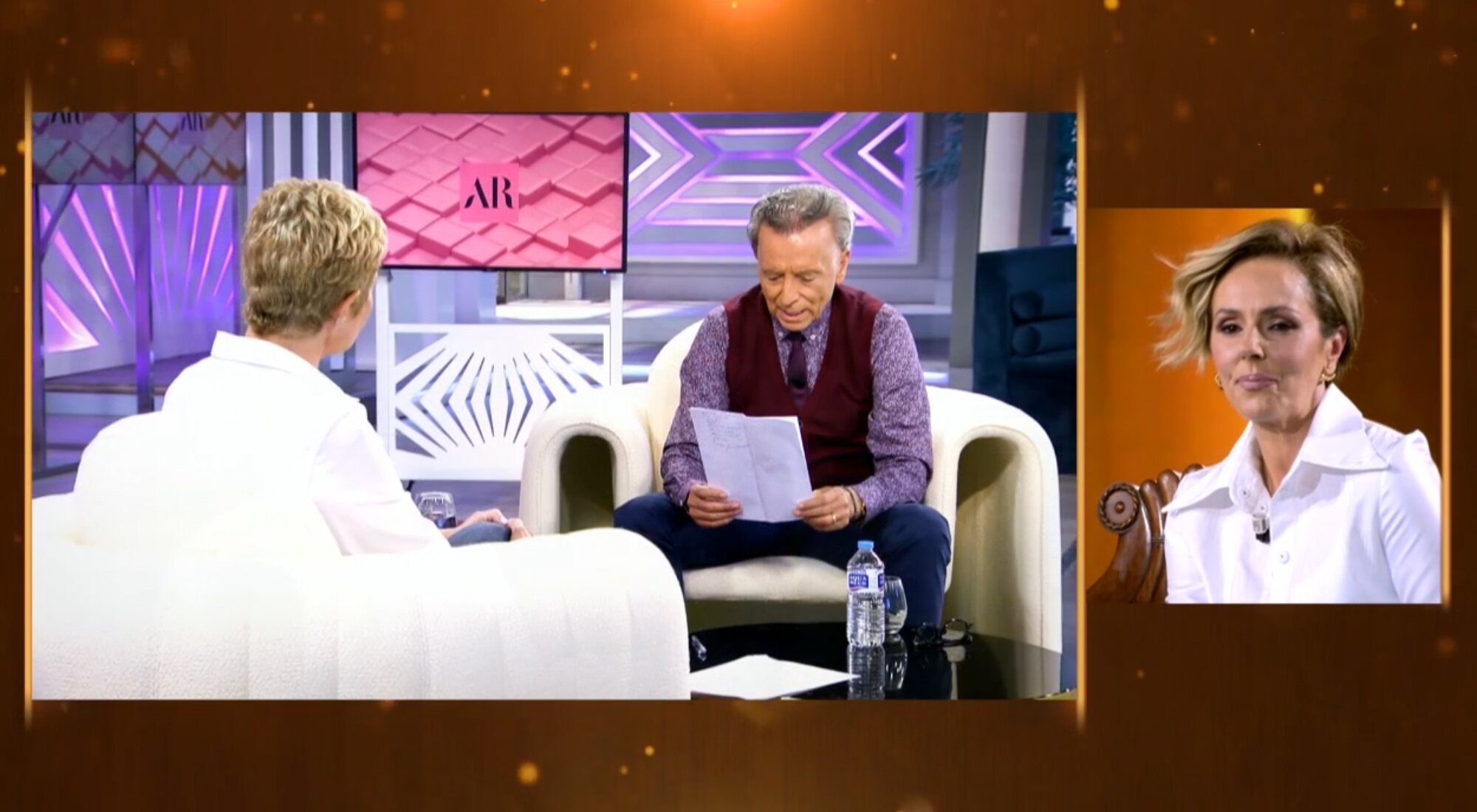 Rocío Carrasco repasa el discurso leído por Ortega Cano en el plató de 'En el nombre de Rocío'