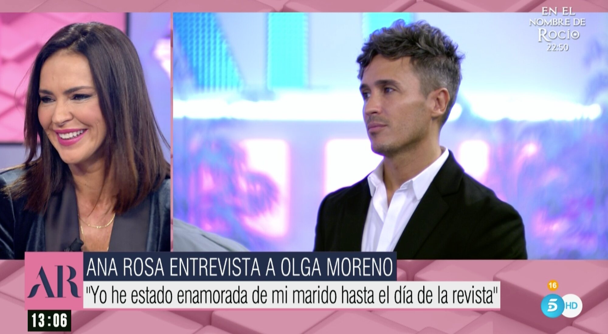 Olga Moreno y Agustín Etienne en 'El programa de Ana Rosa'