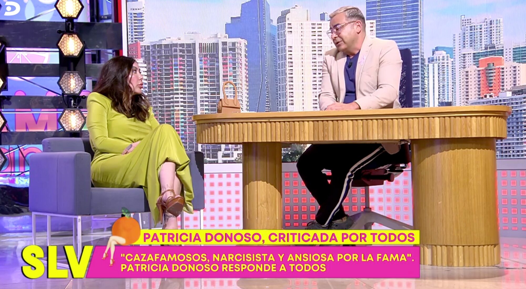 Patricia Donoso, entrevistada por Jorge Javier Vázquez en 'Sálvame'