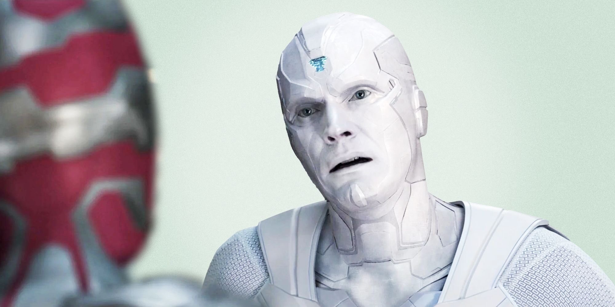 Paul Bettany como Visión Blanco en 'Bruja Escarlata y Visión'