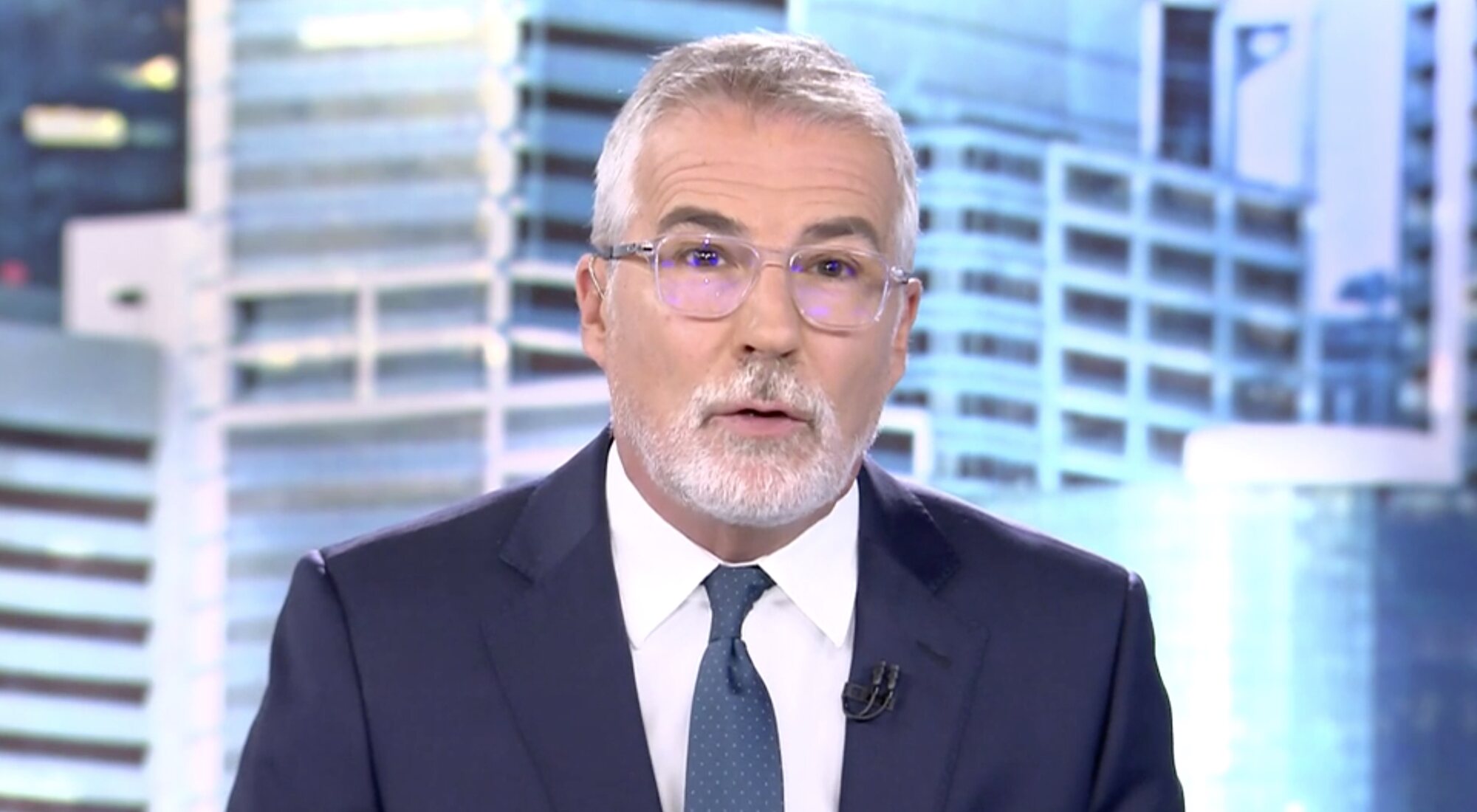 David Cantero, en 'Informativos Telecinco 15:00'