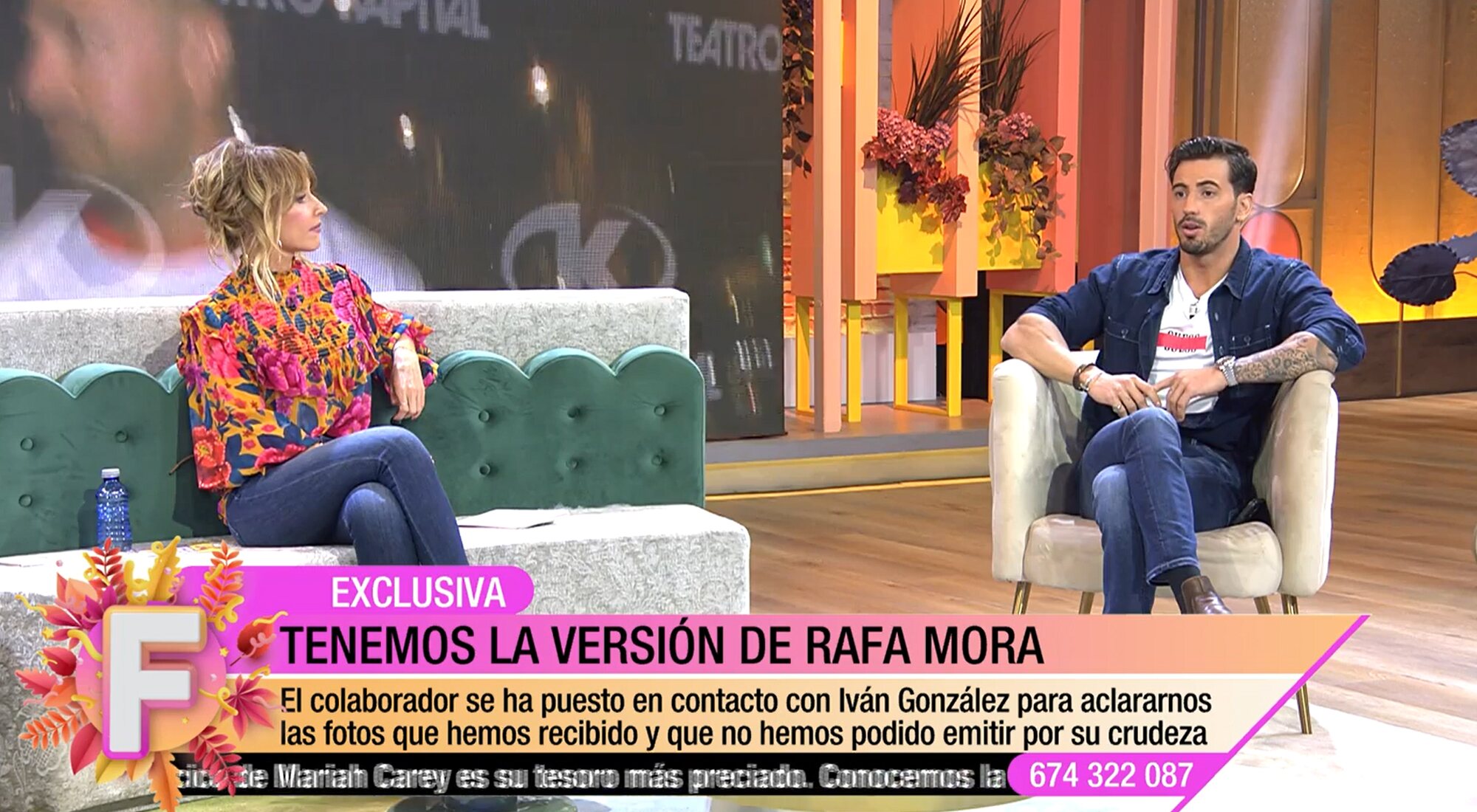 Iván González traslada las palabras de Rafa Mora al equipo de 'Fiesta'