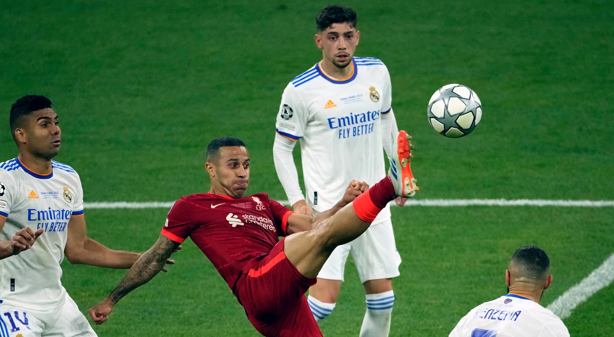 Final de la Champions League 2022 entre Real Madrid y Liverpool