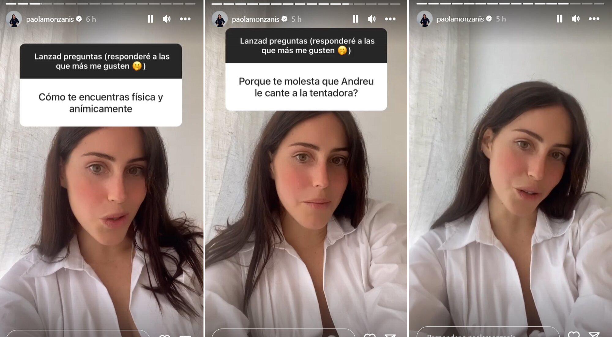 Paola Martorell responde a las preguntas de sus seguidores en Instagram