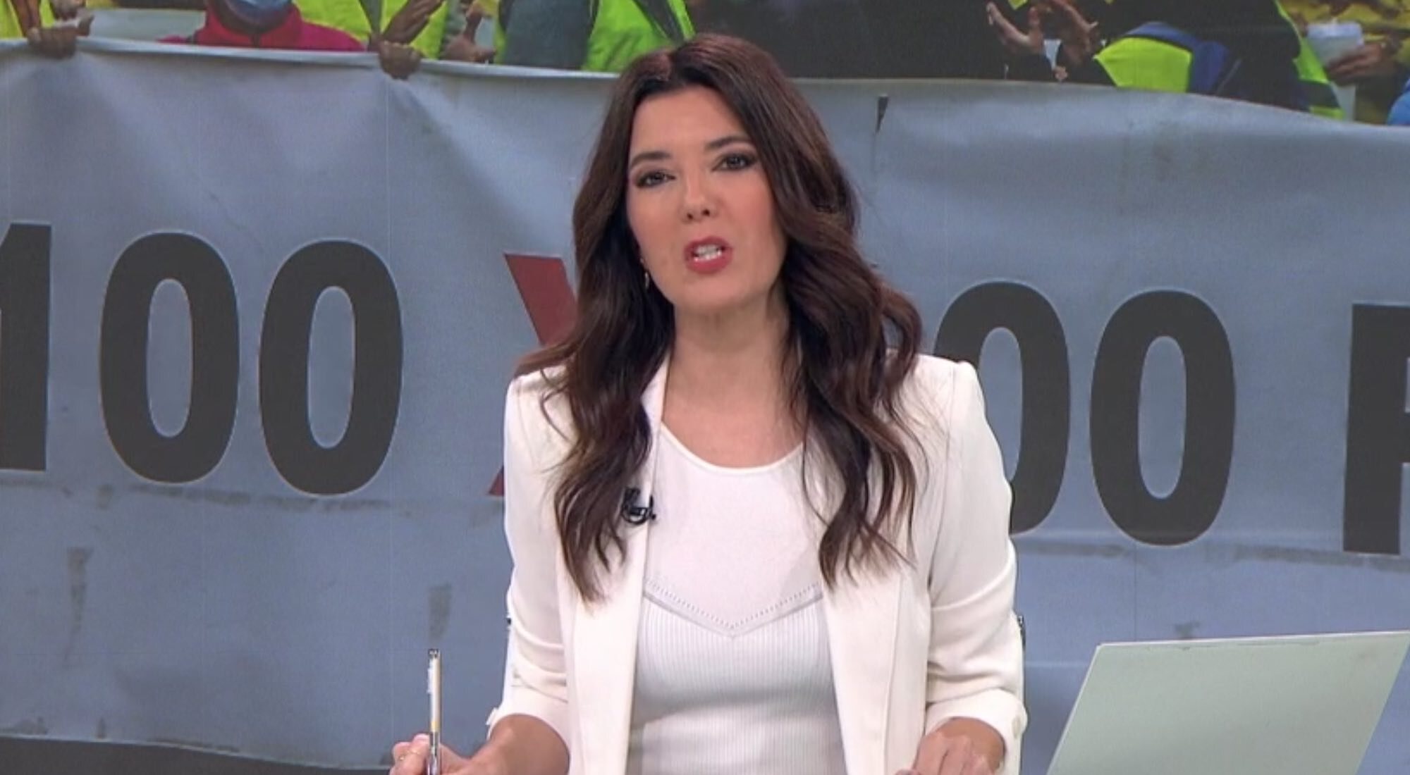 Carmen Estañ, presentadora de 'Telenoticias fin de semana'