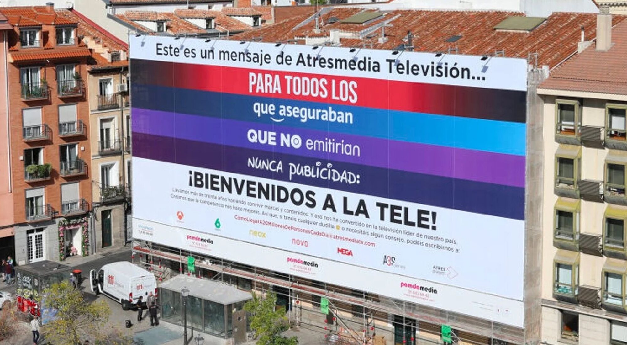 Campaña publicitaria de Atresmedia sobre la publicidad en las plataformas