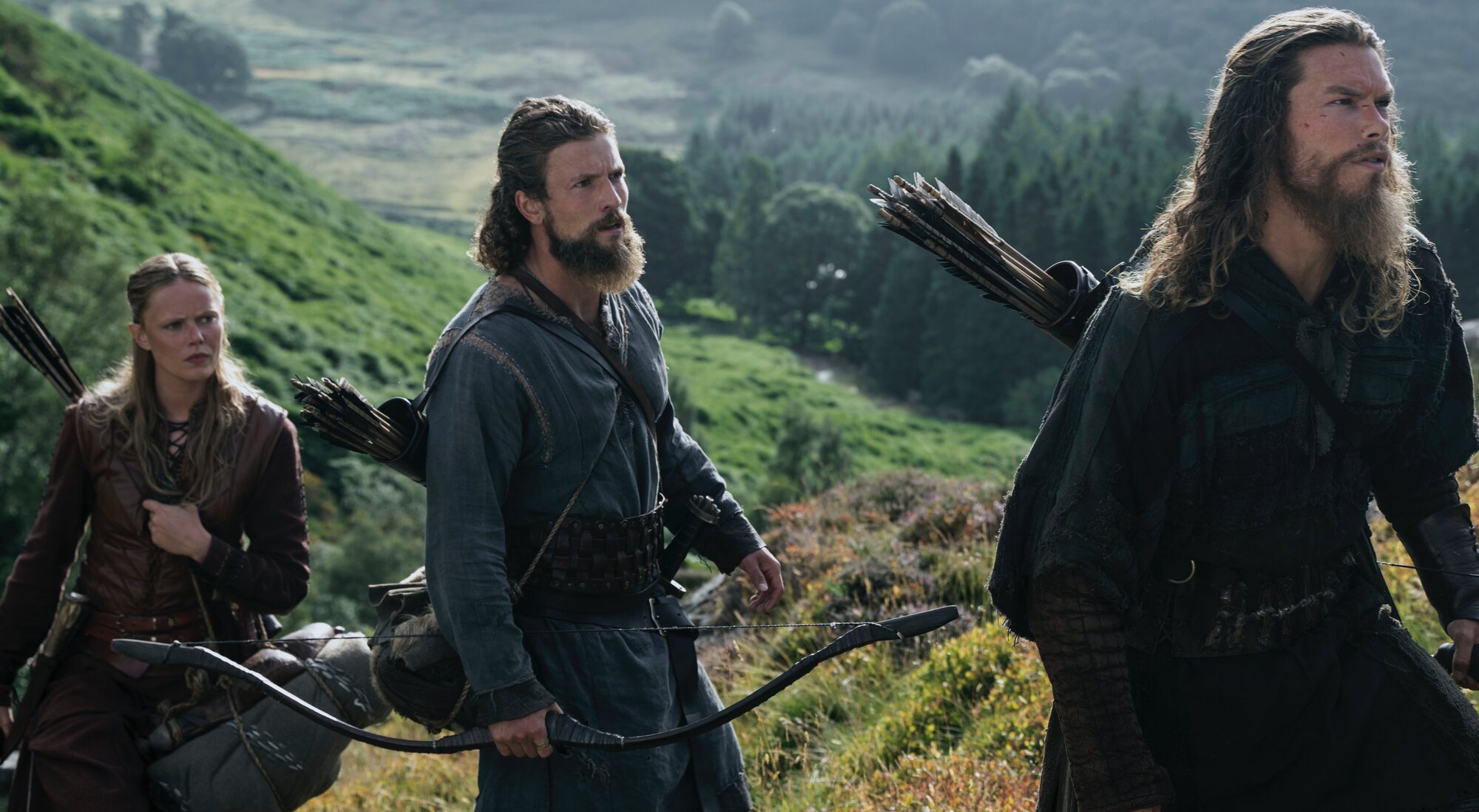 Freydis, Harald y Leif en 'Vikingos: Valhalla'