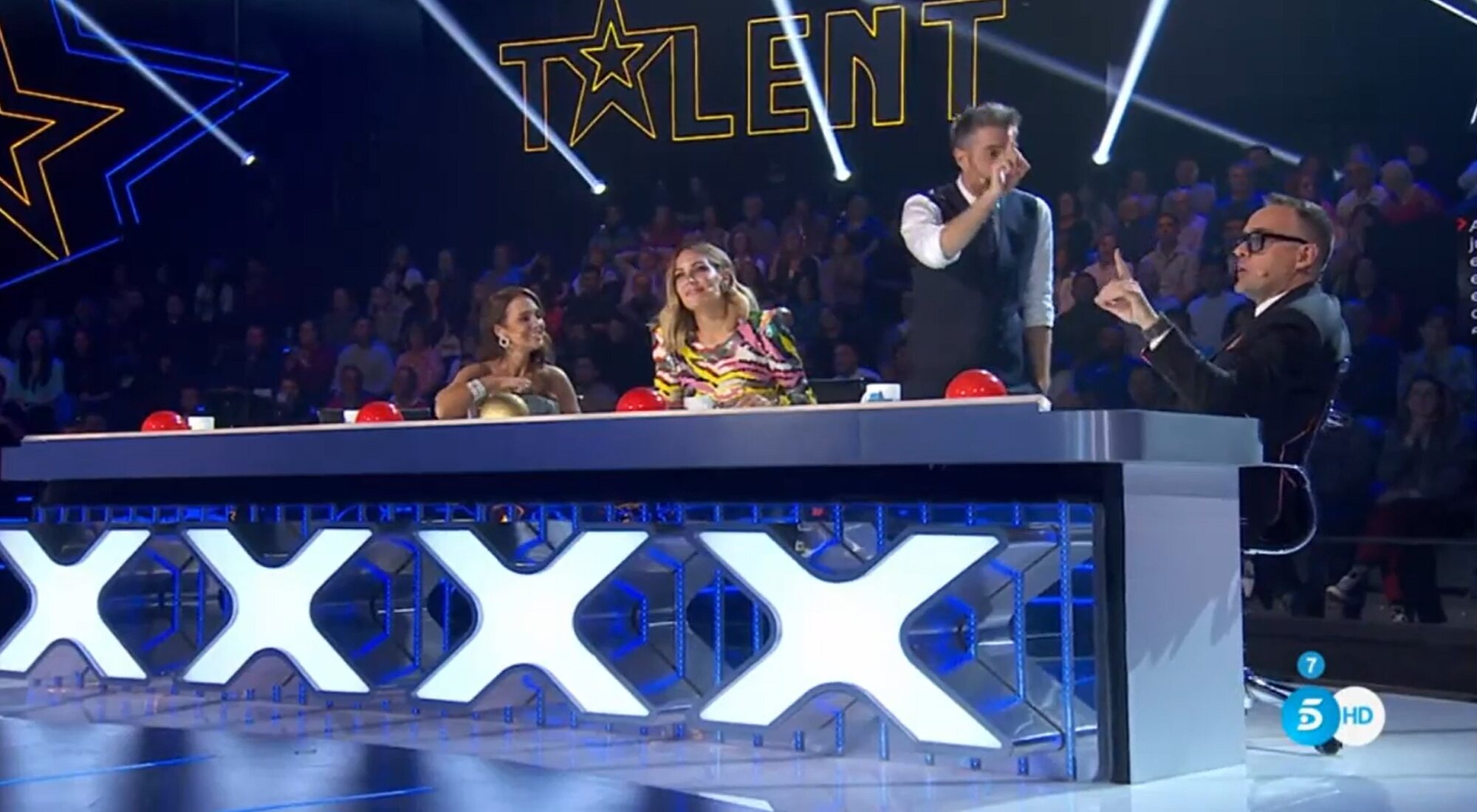 Risto Mejide se rebela contra la actuación de Bikoon en la primera semifinal de 'Got Talent'