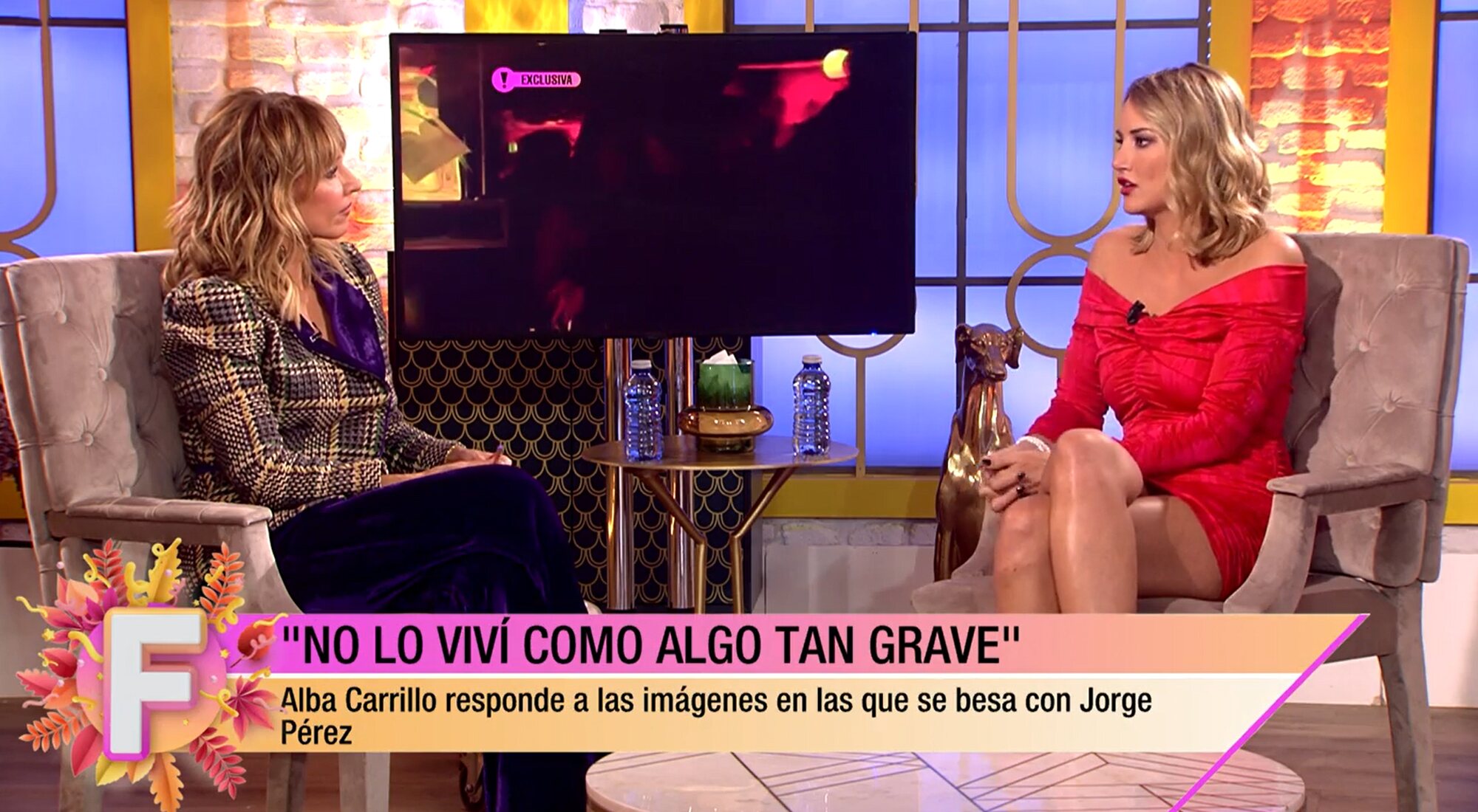 Alba Carrillo habla con Emma García sobre lo que ocurrió entre ella y Jorge Pérez en 'Fiesta'