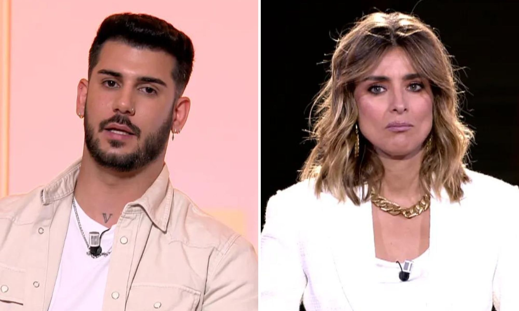 Cristian López y Sandra Barneda en 'El debate de las tentaciones'