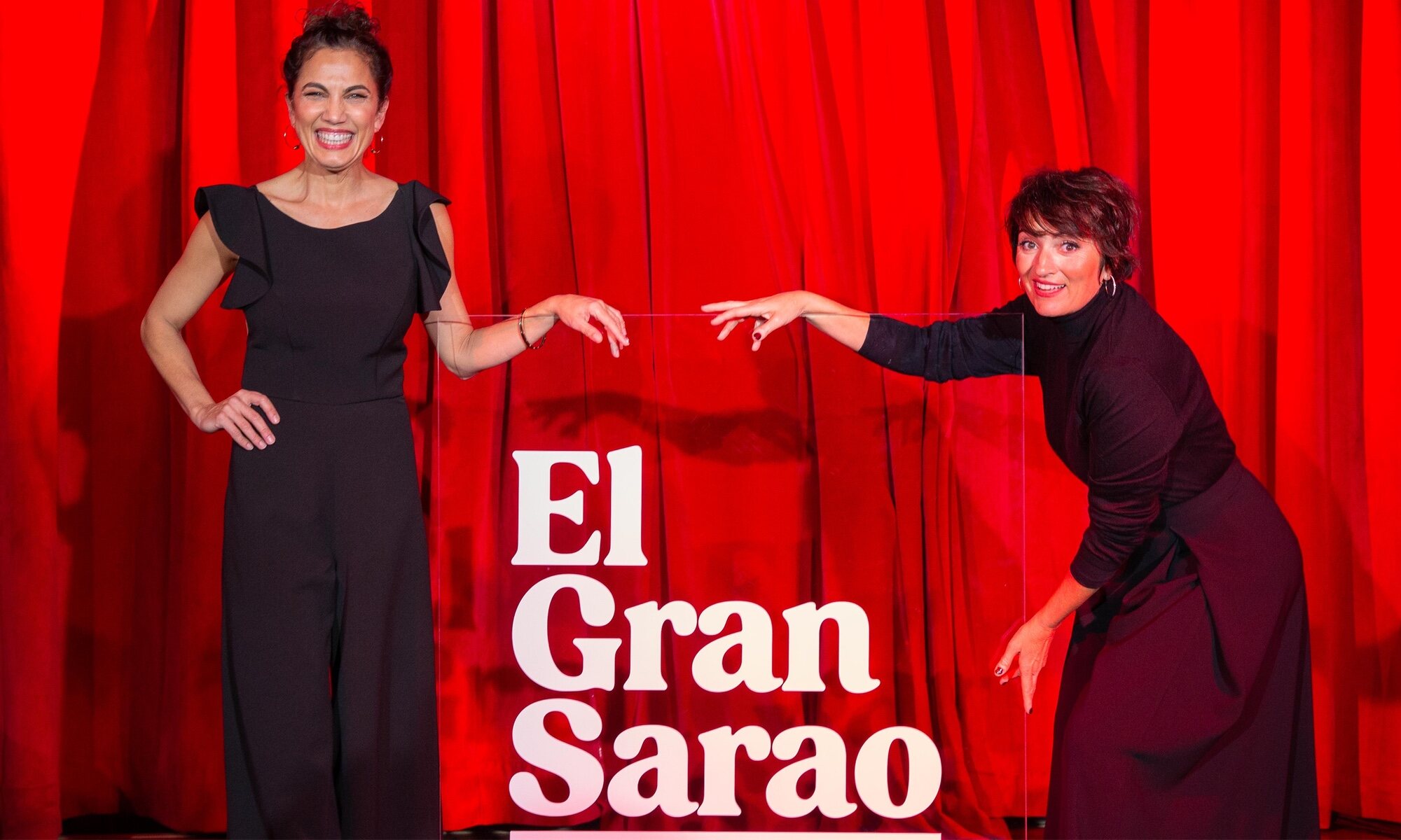 Toni Acosta y Silvia Abril, en la presentación del 'El gran sarao'