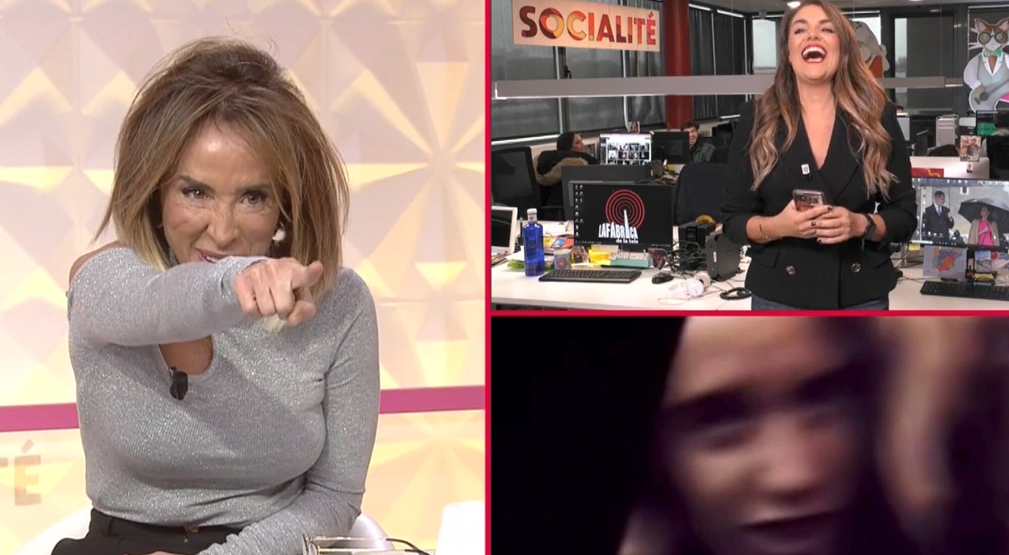 María Patiño se ve a sí misma en un videoclip de Mariah Carey