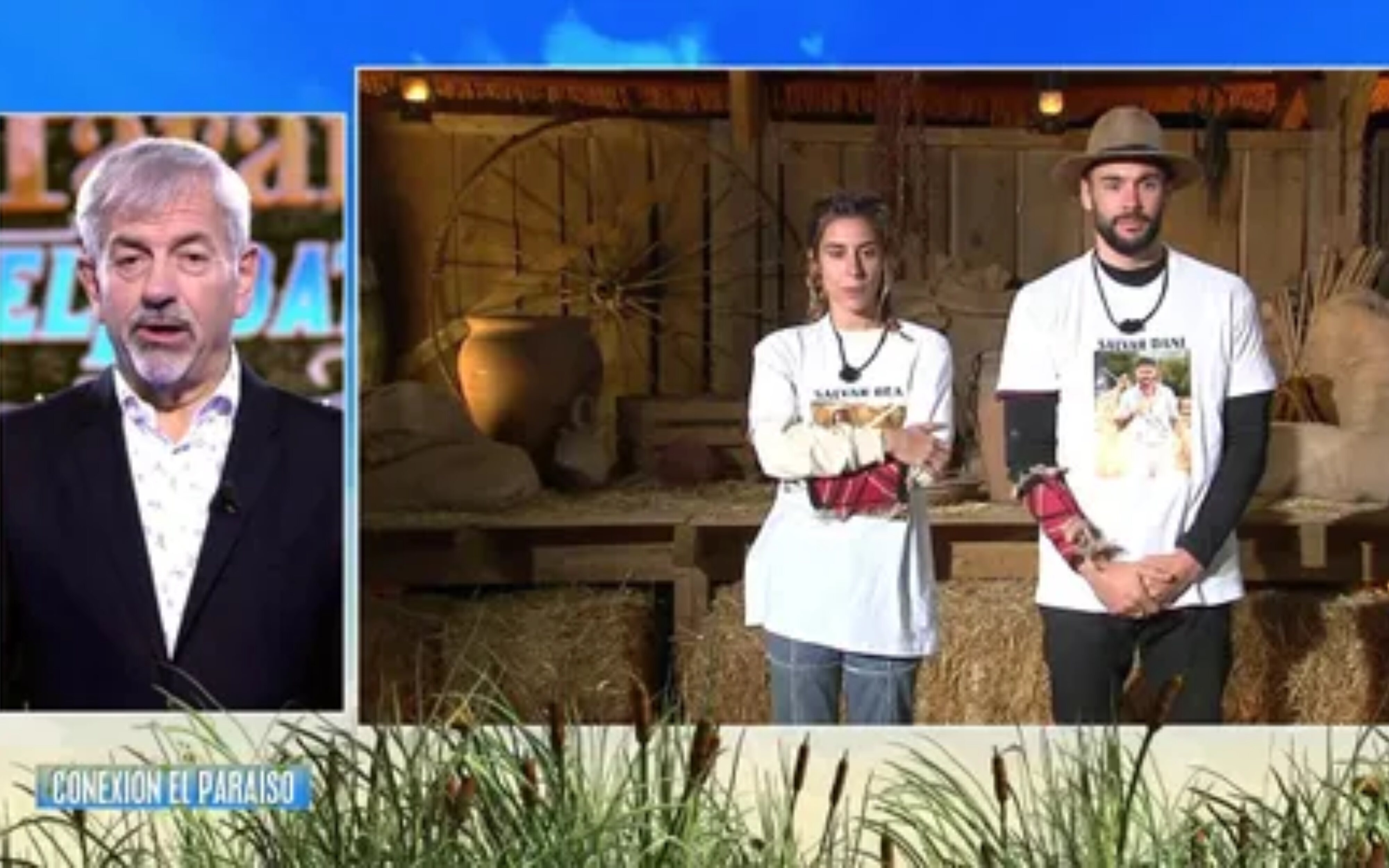 Carlos Sobera conecta con la granja