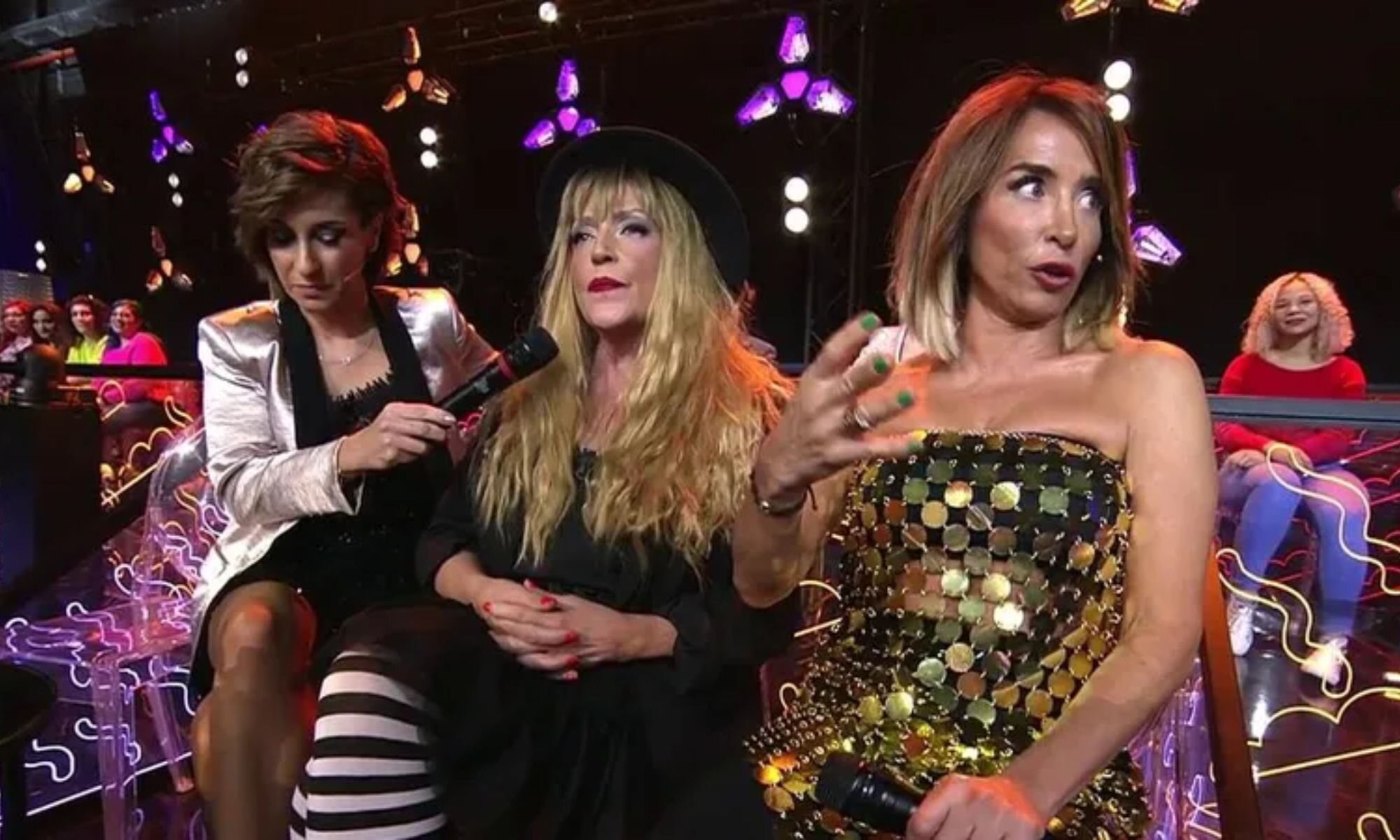 Adela González, Lydia Lozano y María Patiño en 'Mediafest Night Fever'