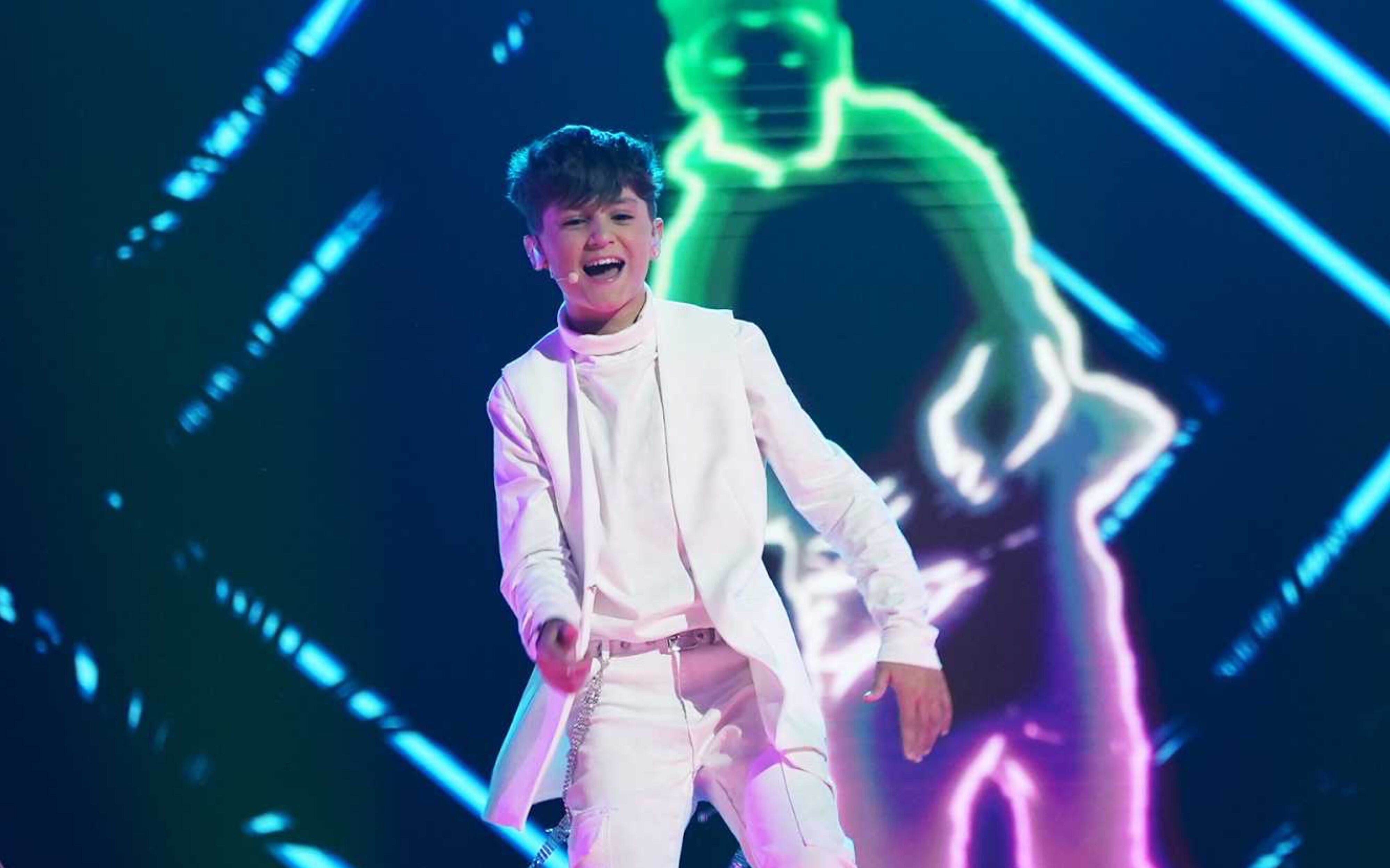 Carlos Higes en el Festival de Eurovisión Junior 2022