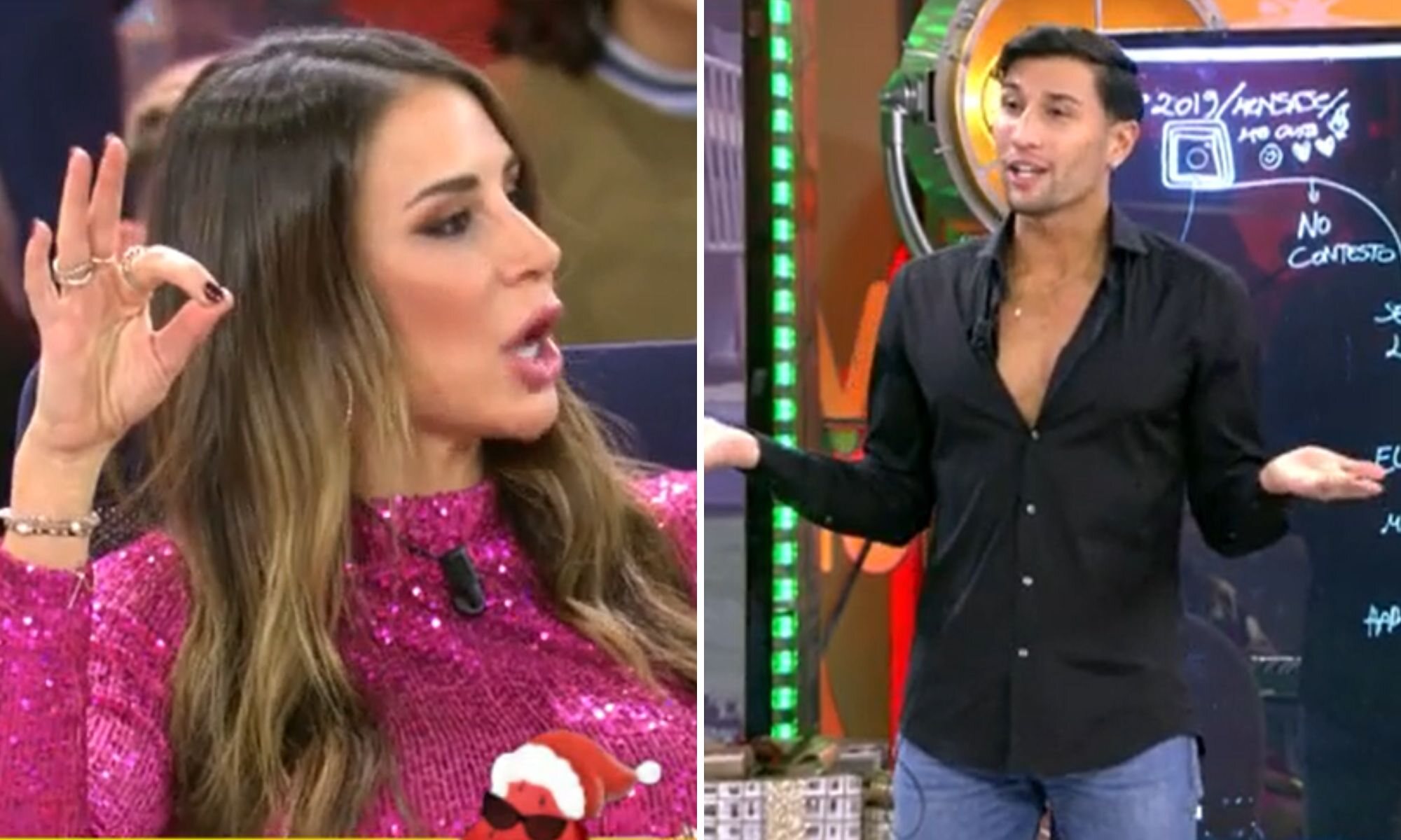 Cristina Porta y Gianmarco Onestini en &#39;Sálvame&#39;