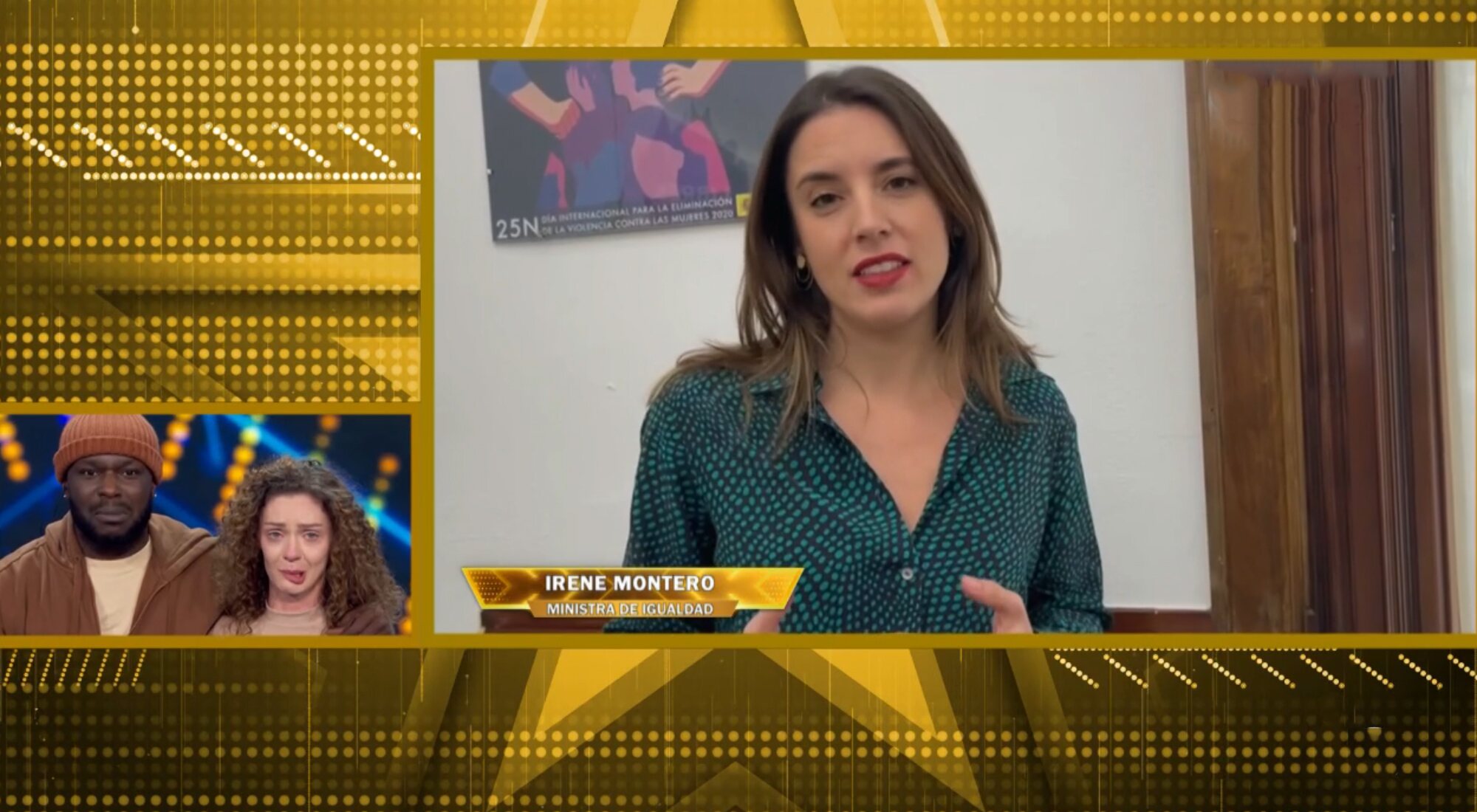 Irene Montero aparece en &#39;Got Talent España&#39;