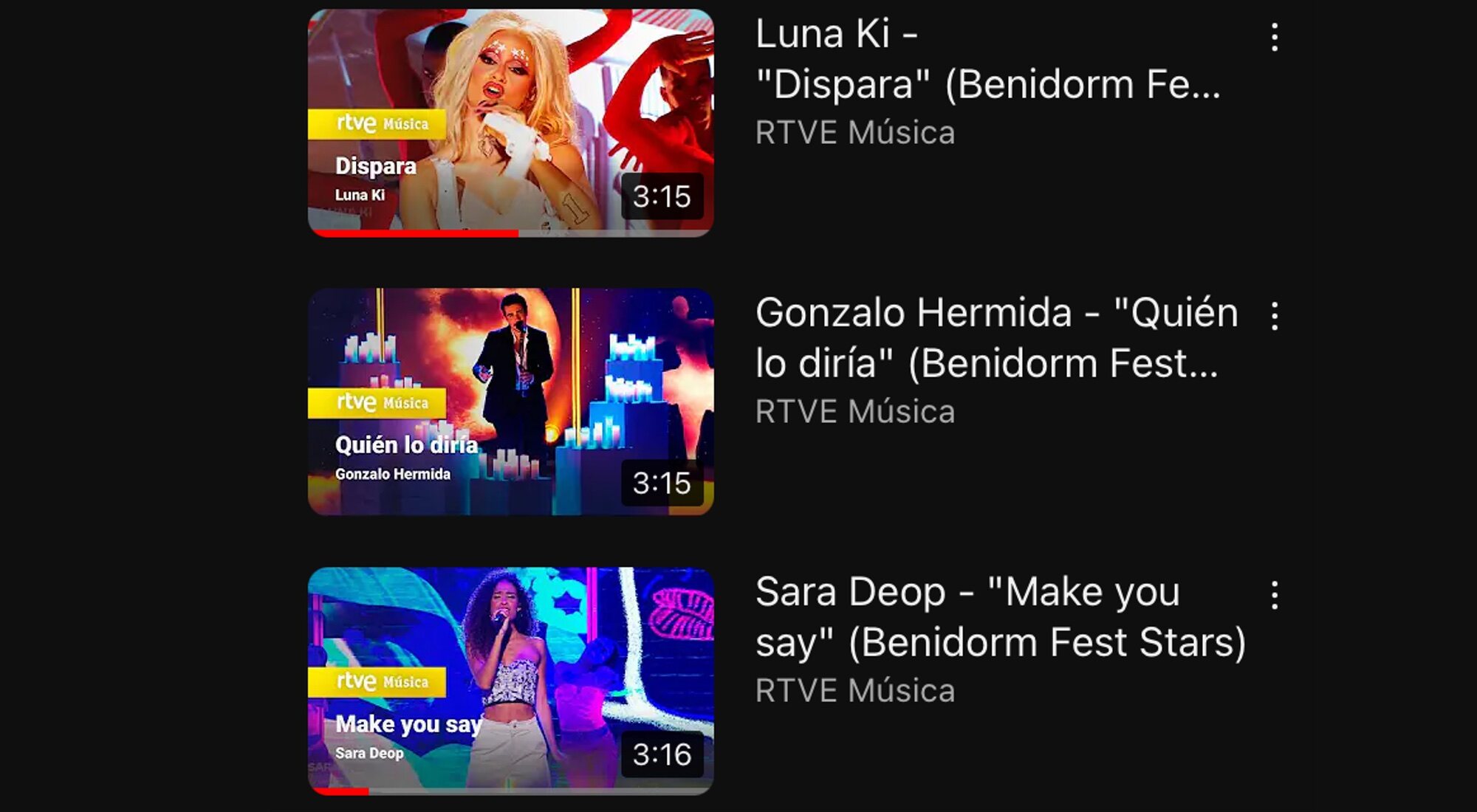 Las actuaciones de &#39;BeFest Stars&#39; en YouTube