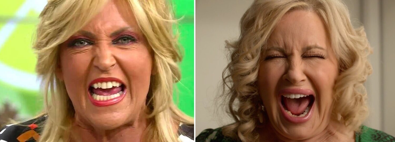 Lydia Lozano y Jennifer Coolidge